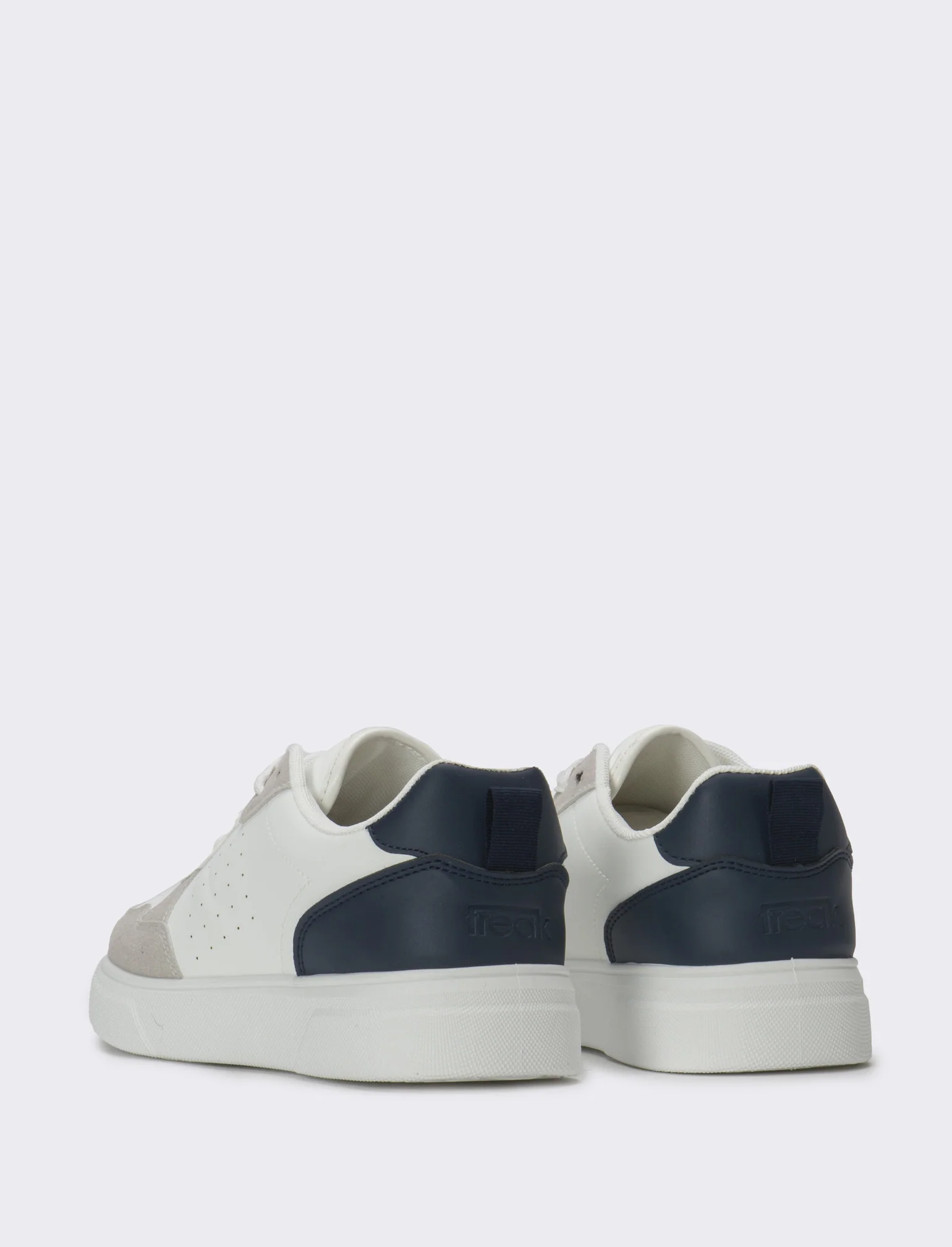 Sneakers da uomo con riporti - Bianco - Image 3