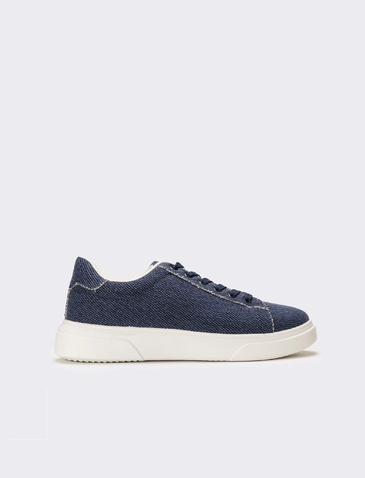 Sneakers in canvas da uomo - Blu - Image 2