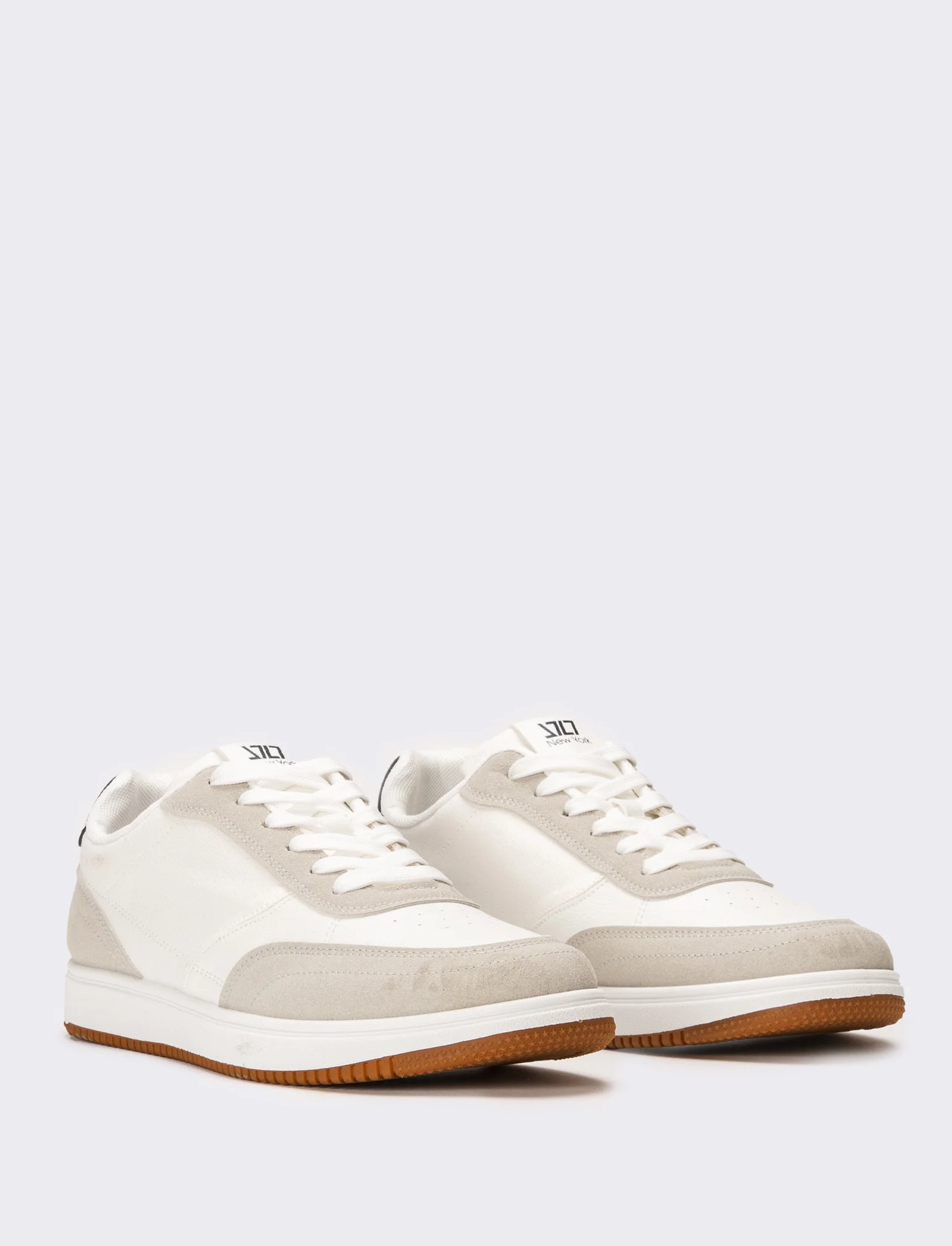 Sneakers in tessuto da uomo - Bianco - Image 2