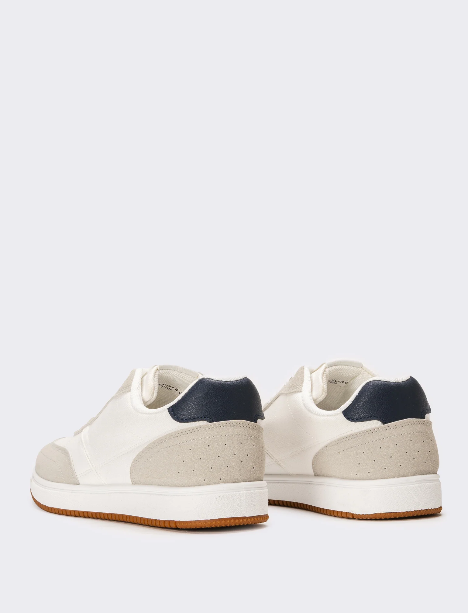 Sneakers in tessuto da uomo - Bianco - Image 3