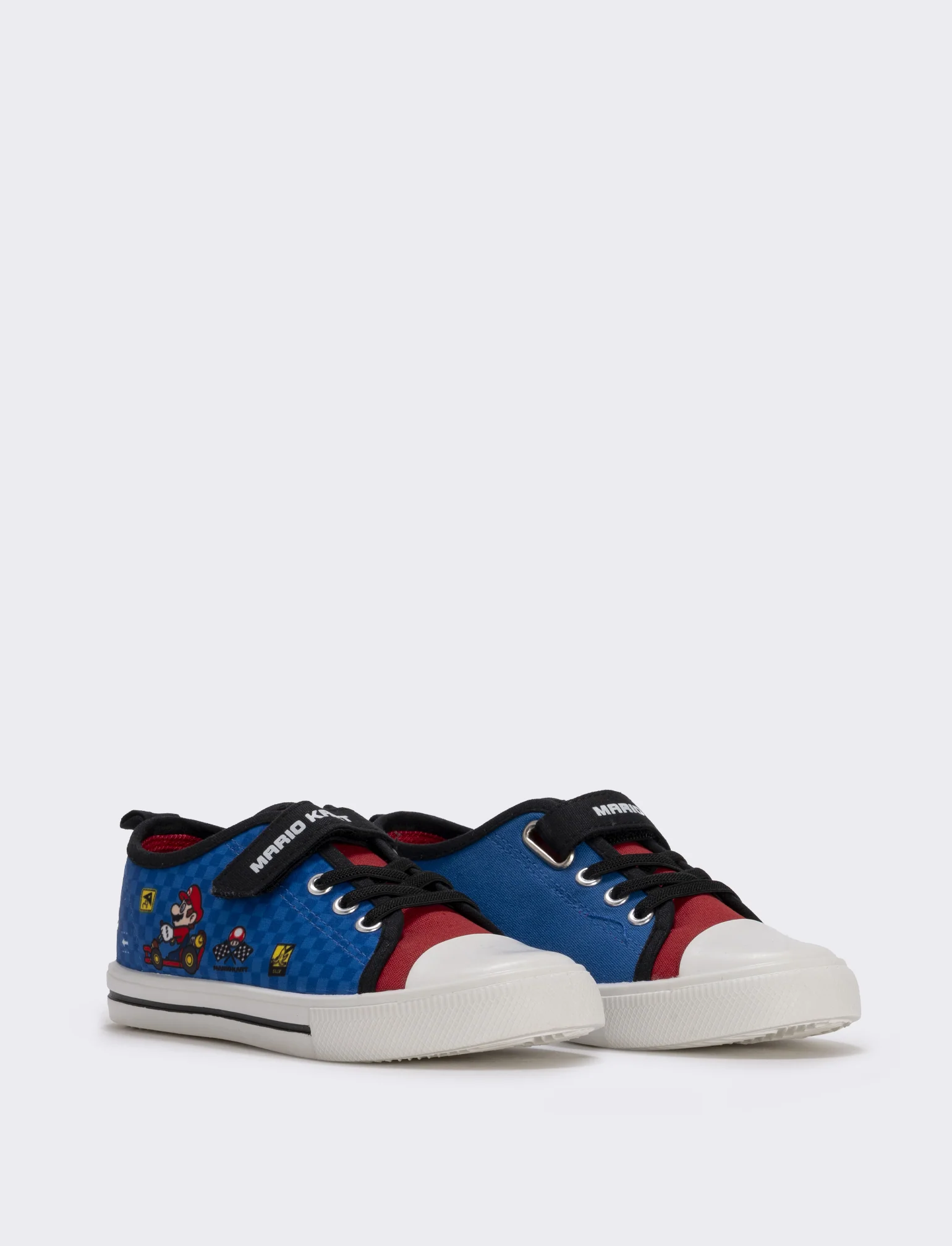 Sneakers Mario BrosÂ© in canvas blu bambino - Blu - Image 3