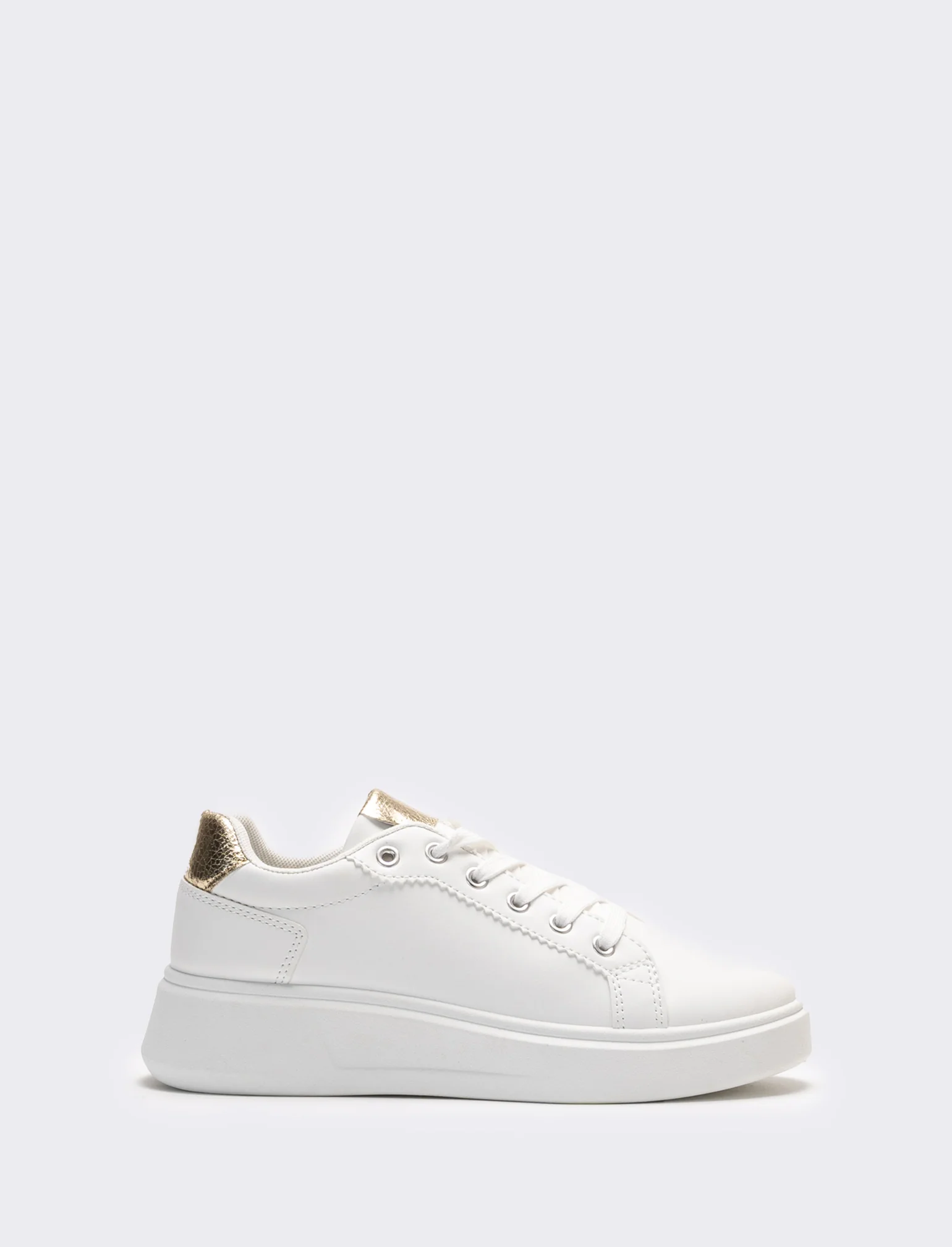 Sneakers minimal da donna - Bianco - Image 2
