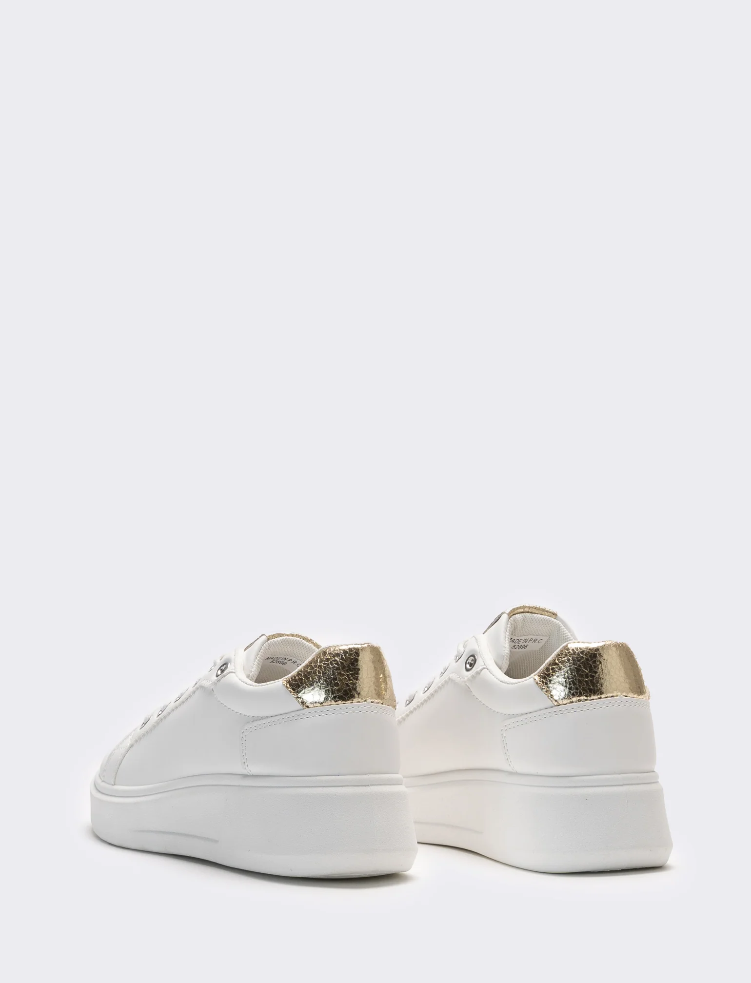 Sneakers minimal da donna - Bianco - Image 3