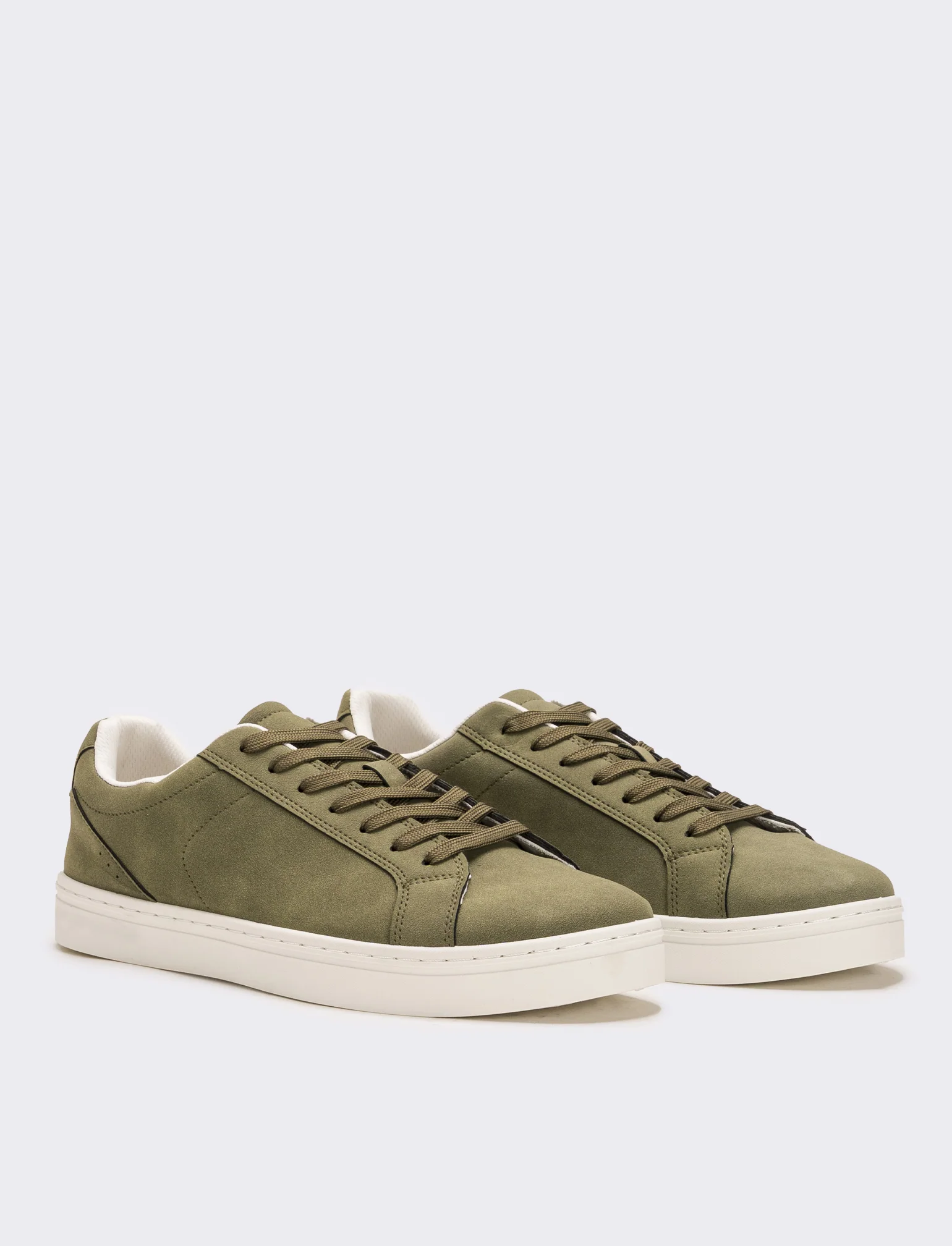 Sneakers minimal da uomo - Verde - Image 2