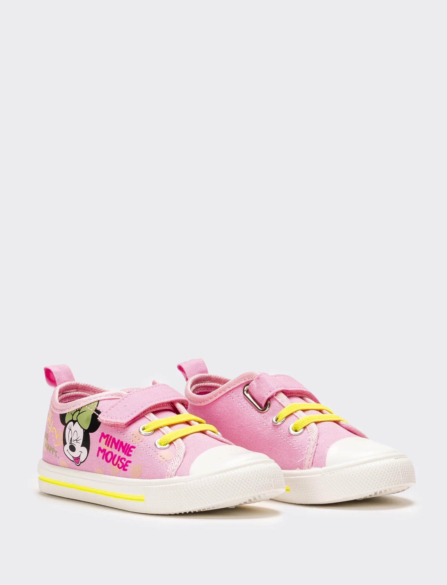 Sneakers Minnie © da bambina in canvas - Rosa - Image 2