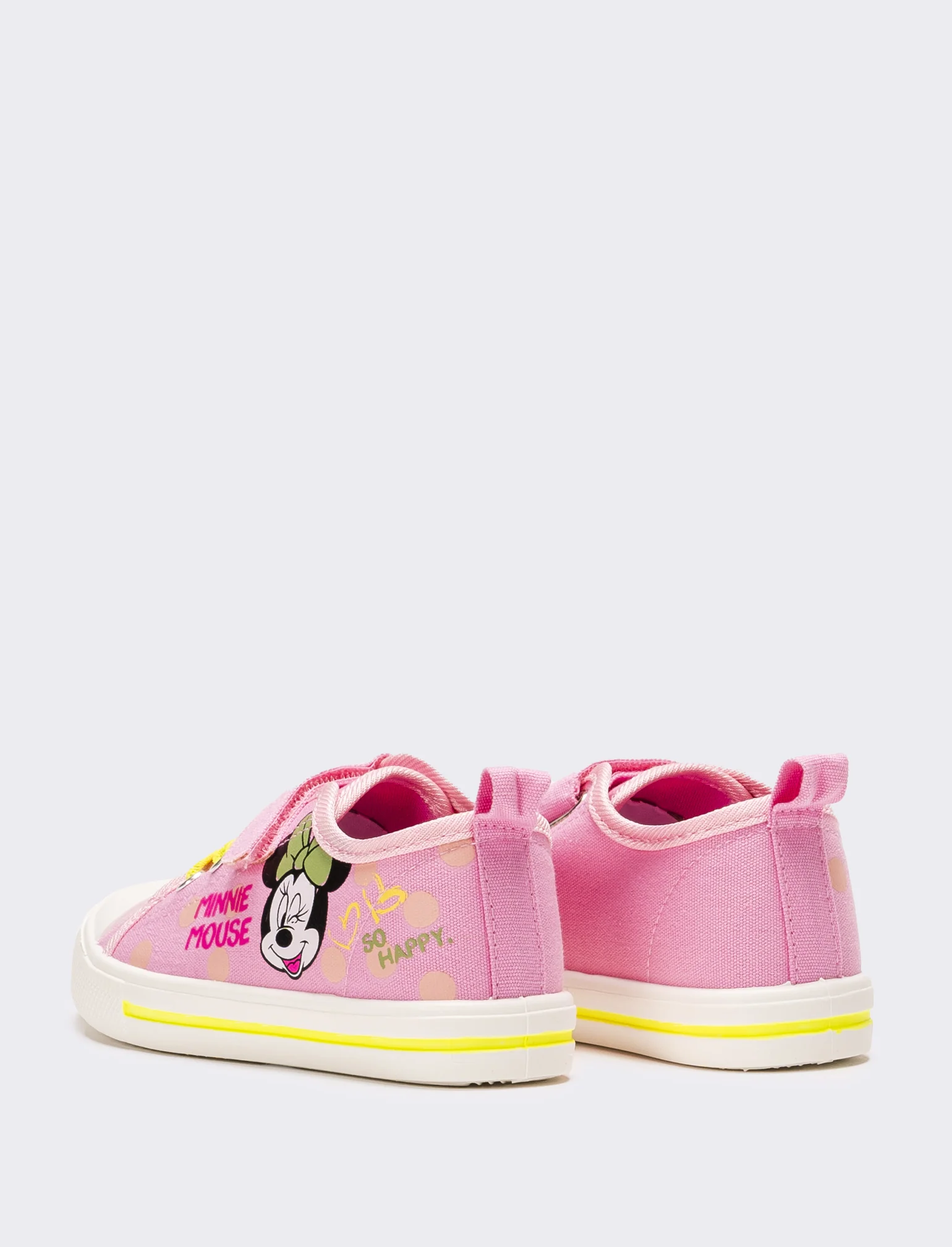 Sneakers Minnie © da bambina in canvas - Rosa - Image 3