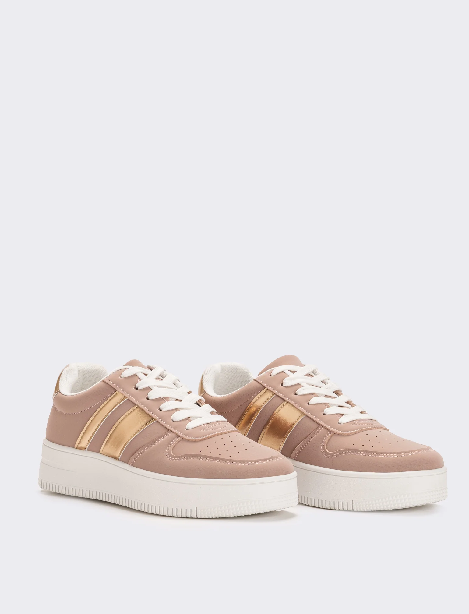 Sneakers monoclore da donna - Rosa - Image 3