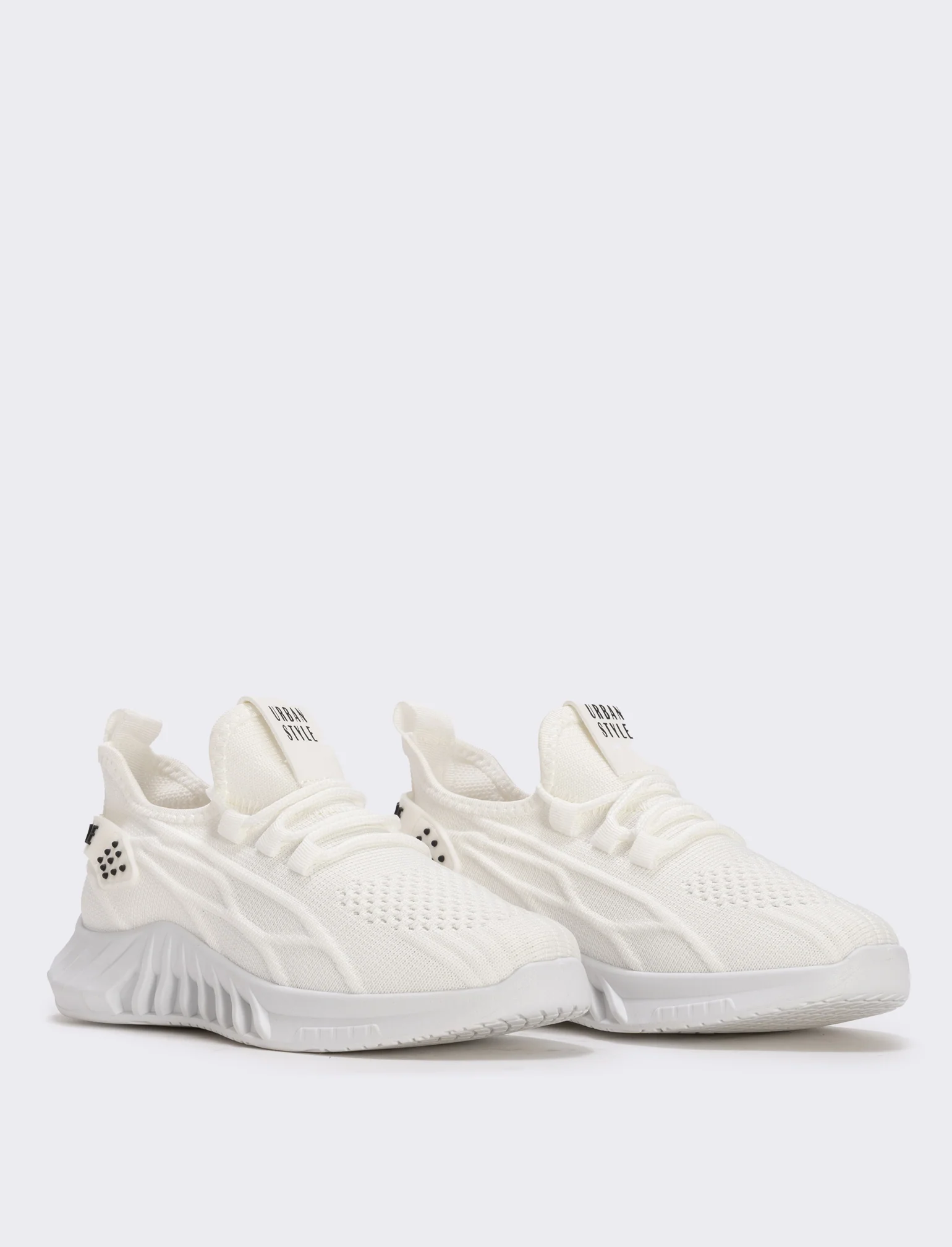 Sneakers multi elementi in tessuto tecnico - Bianco - Image 3