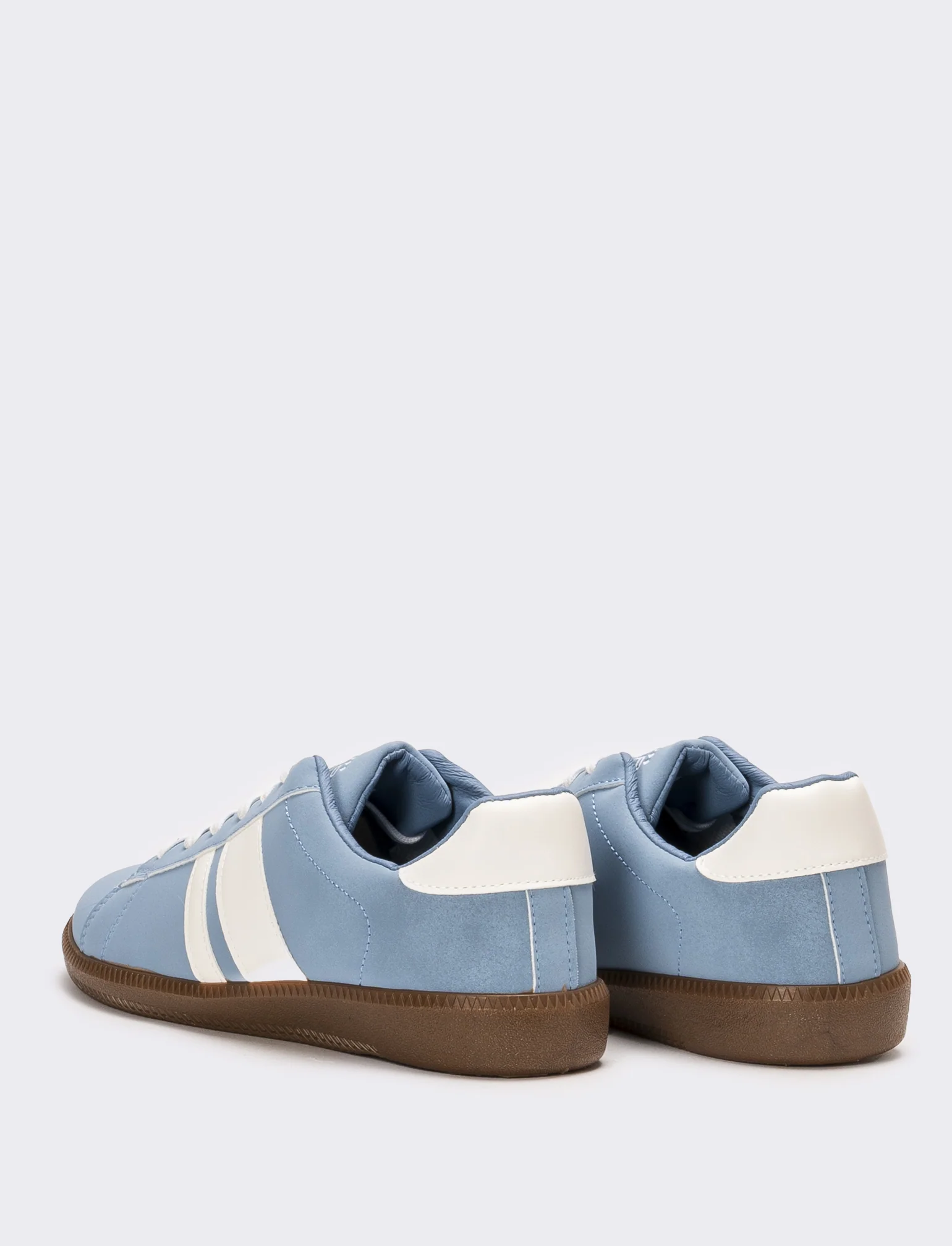 Sneakers scamosciata da uomo - Azzurro - Image 3