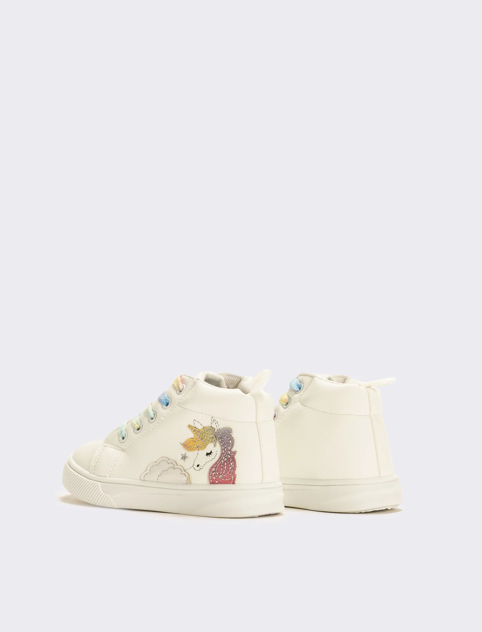 Sneakers unicorno da bambina - Bianco - Image 2