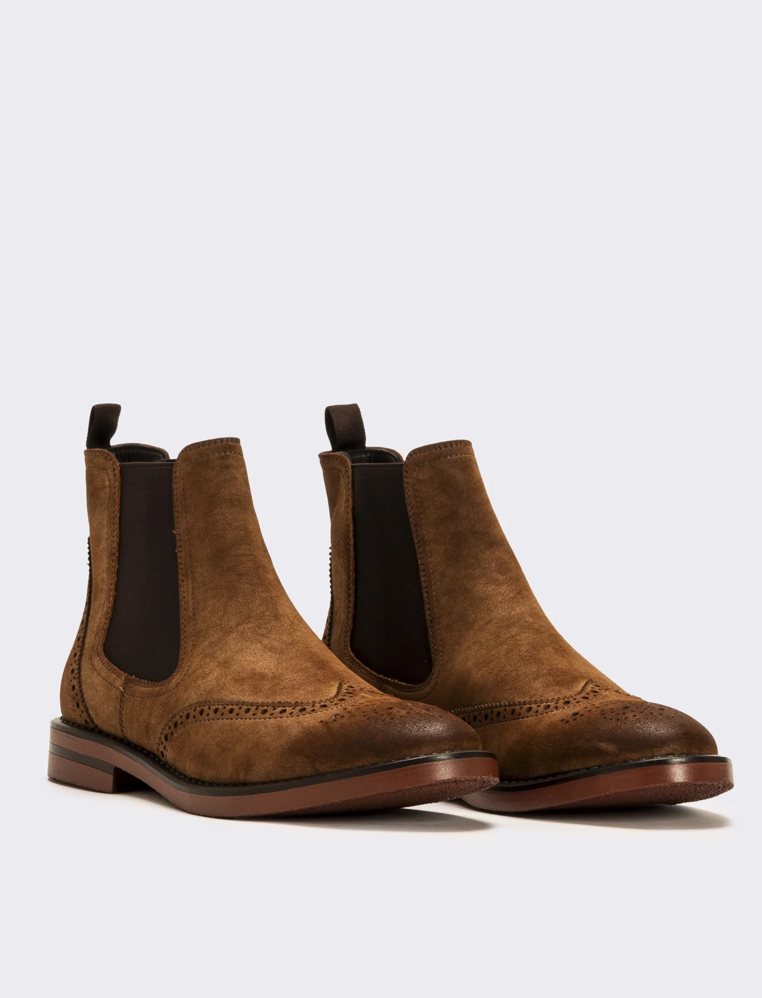 Stivale con ornamento da uomo - Marrone - Image 2