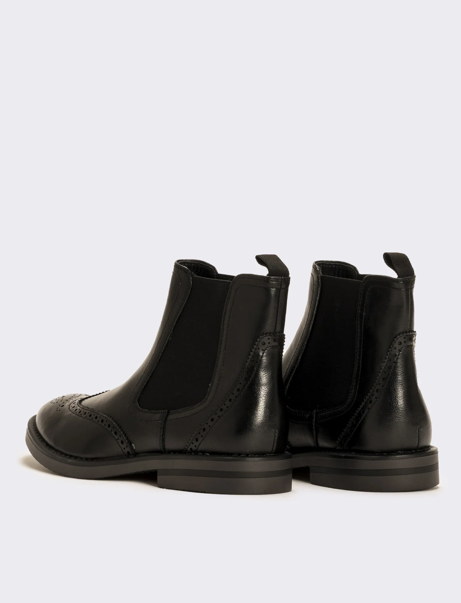 Stivale con ornamento da uomo - Nero - Image 3
