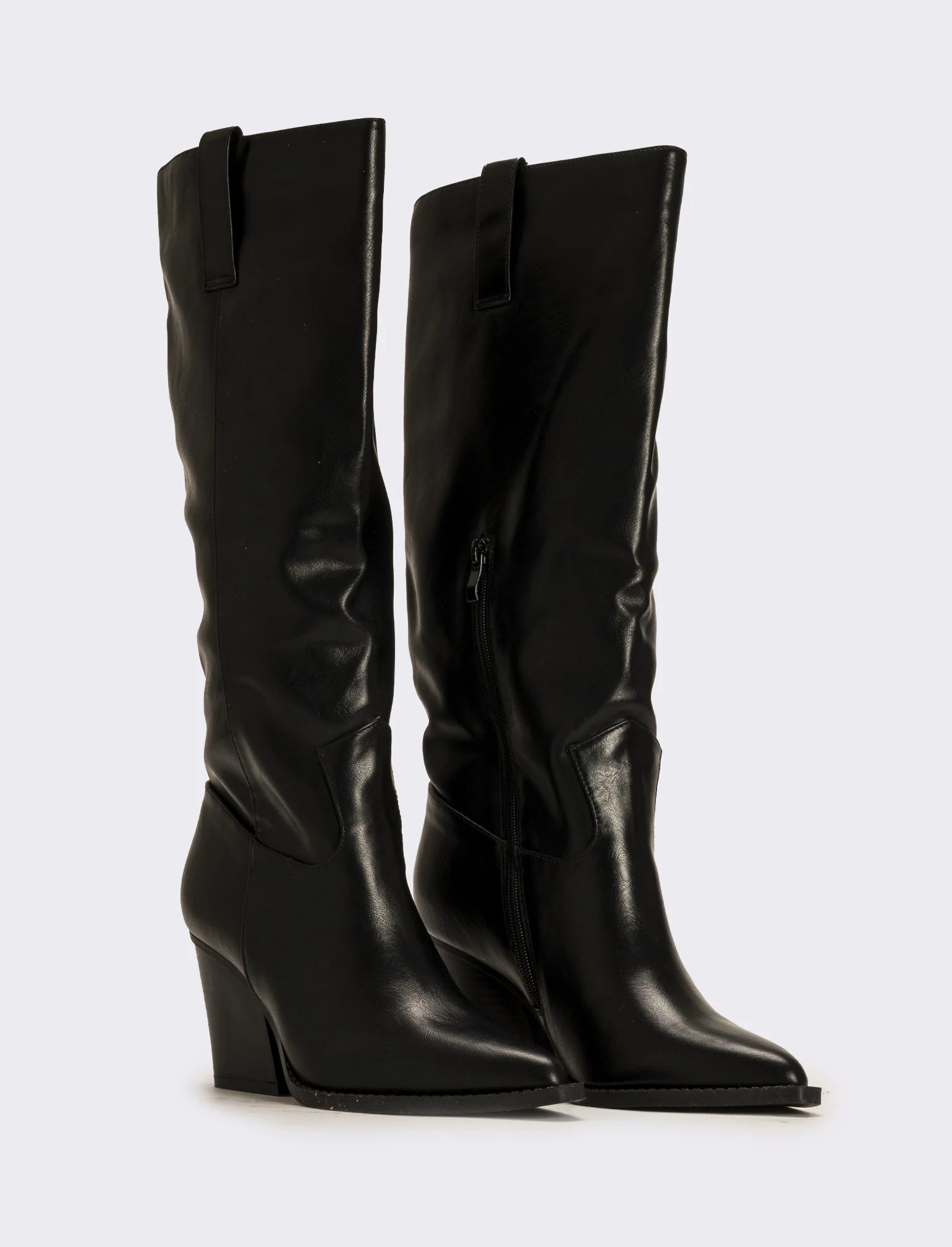 Stivale stile texano da donna - Nero - Image 2