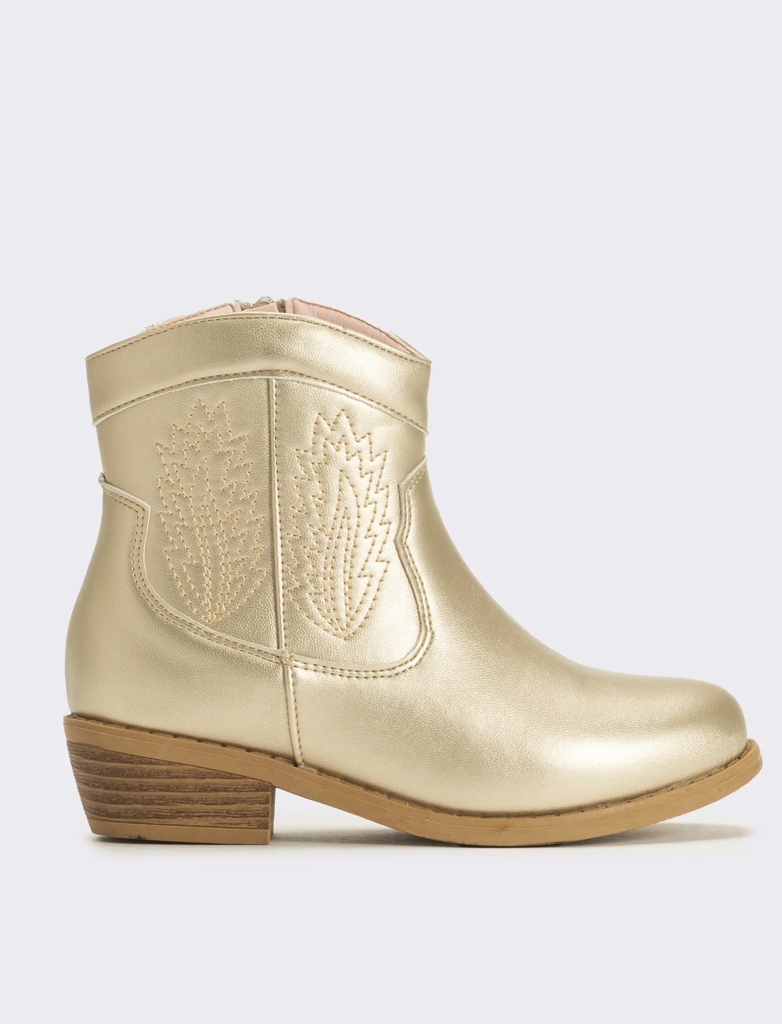 Stivaletto cowgirl da bambina - Oro