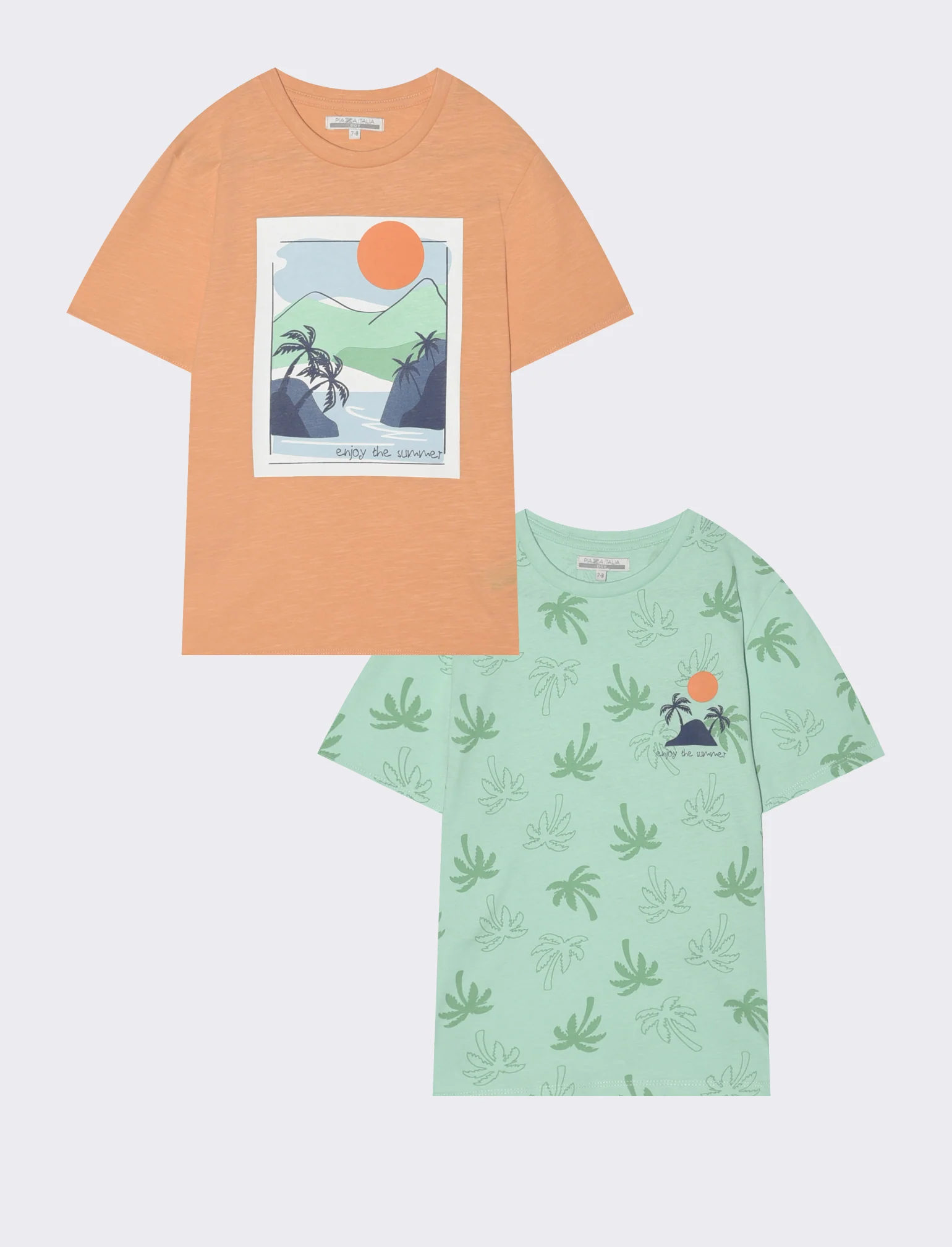T-shirt 2Pack con stampa e vestibilitÃ  regular - Verde