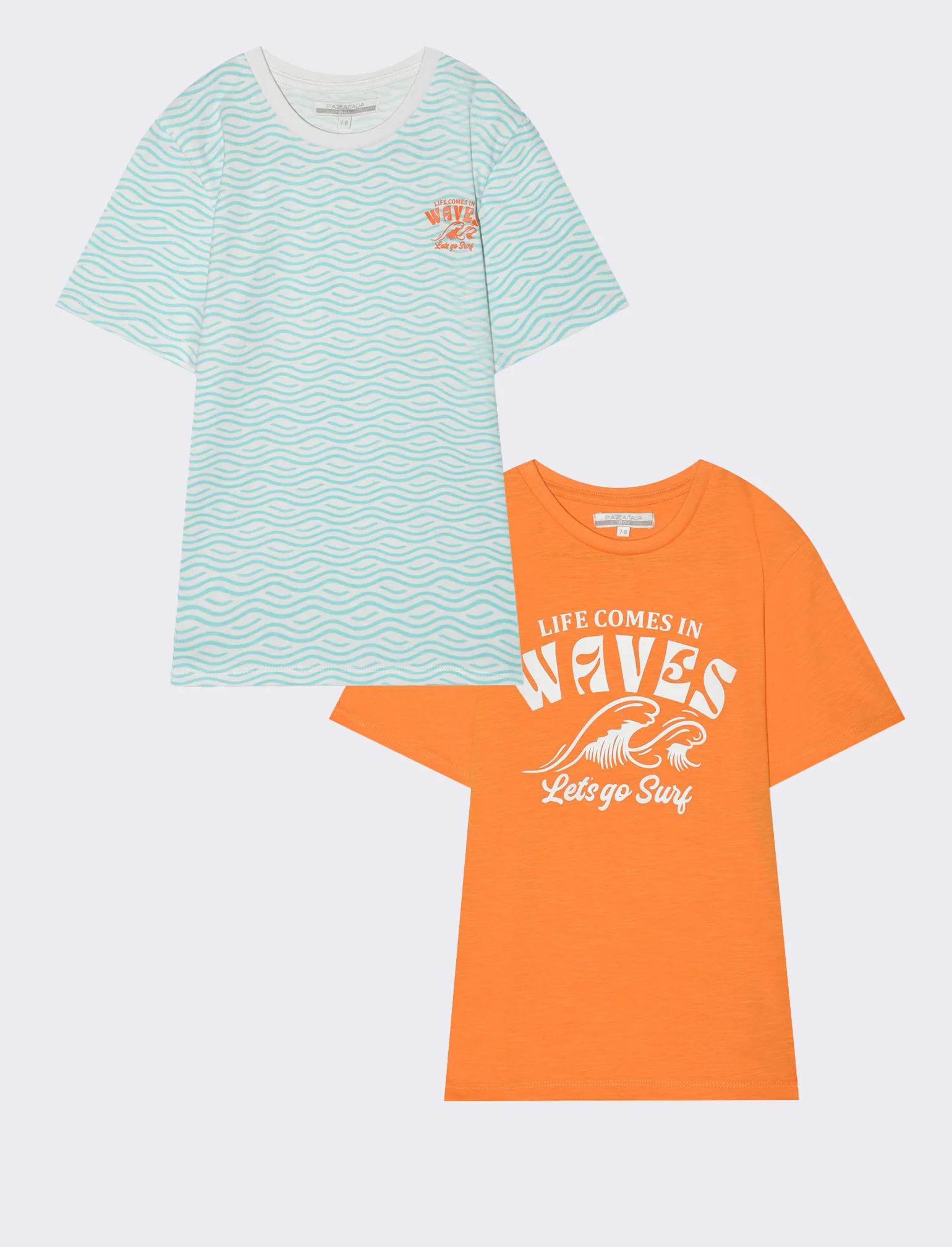 T-shirt 2Pack da bambino - Arancio