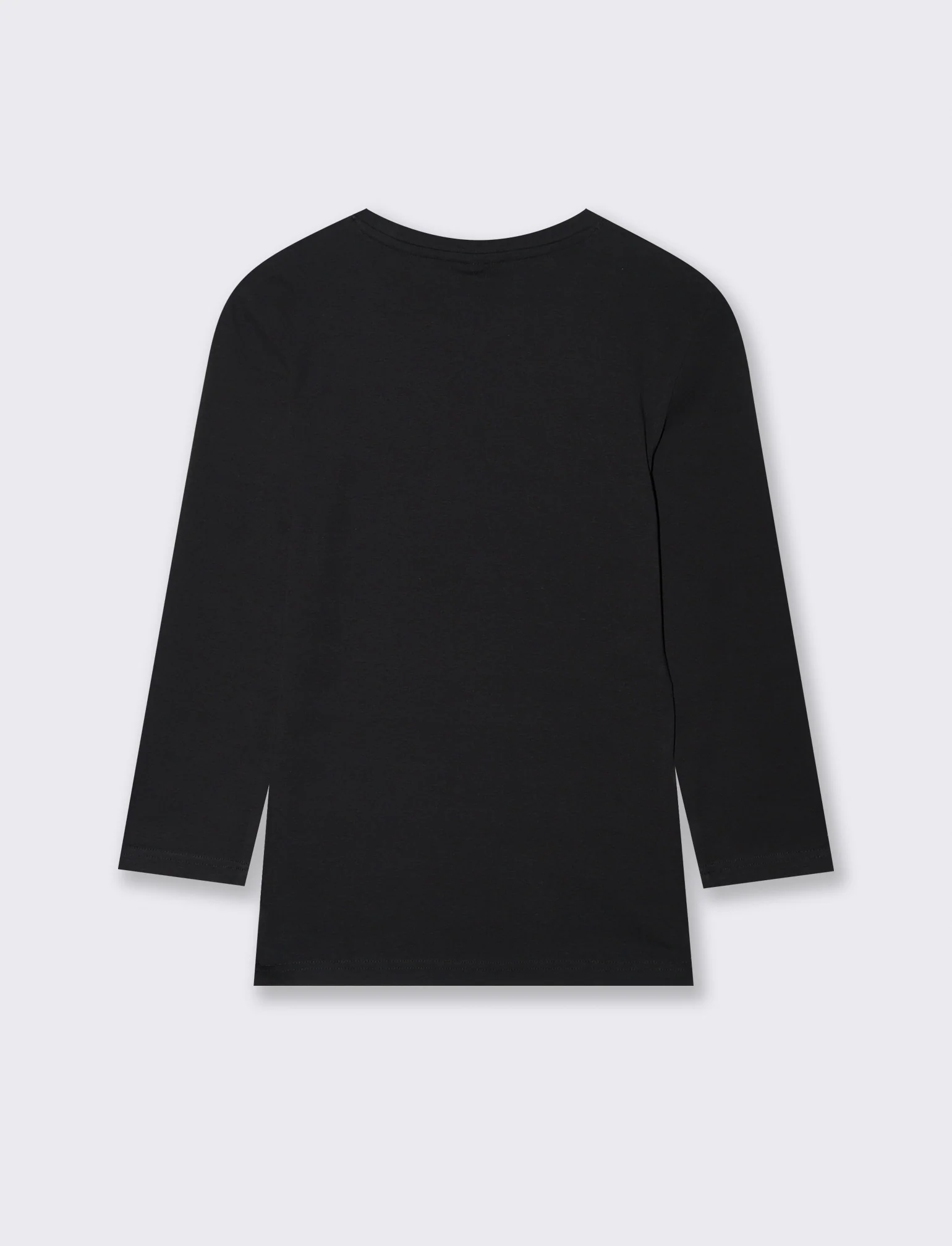T-SHIRT A COSTE - Nero - Image 2