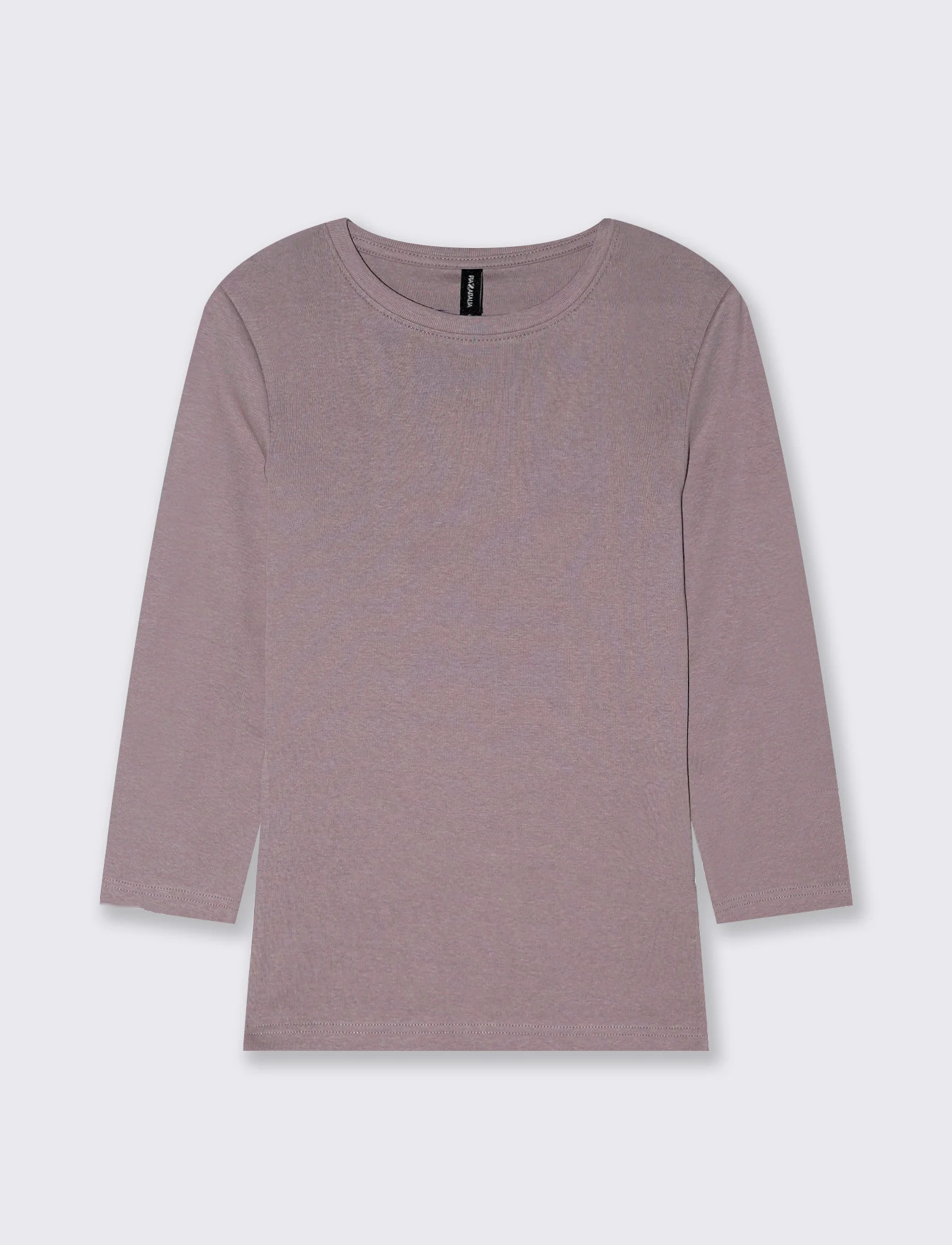 T-SHIRT A COSTE - Viola glicine
