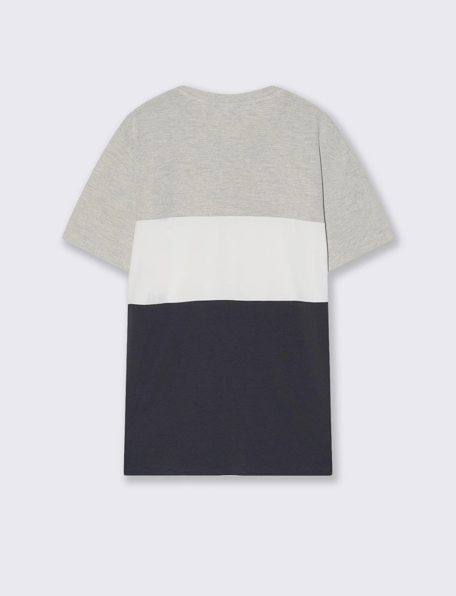 T-shirt a fasce con taschino petto - Avion - Image 2