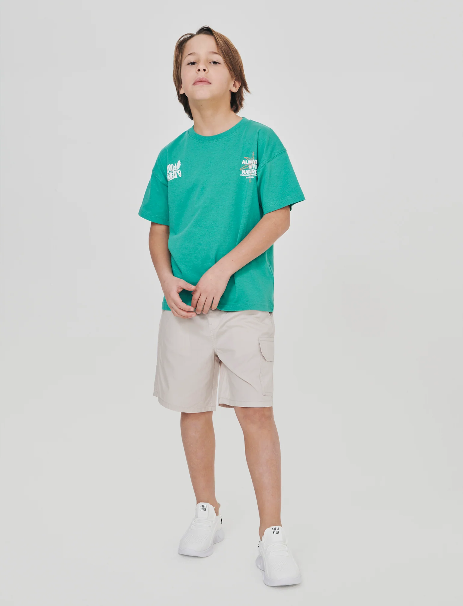 T-shirt a rilievo per ogni occasione - Verde acqua marina