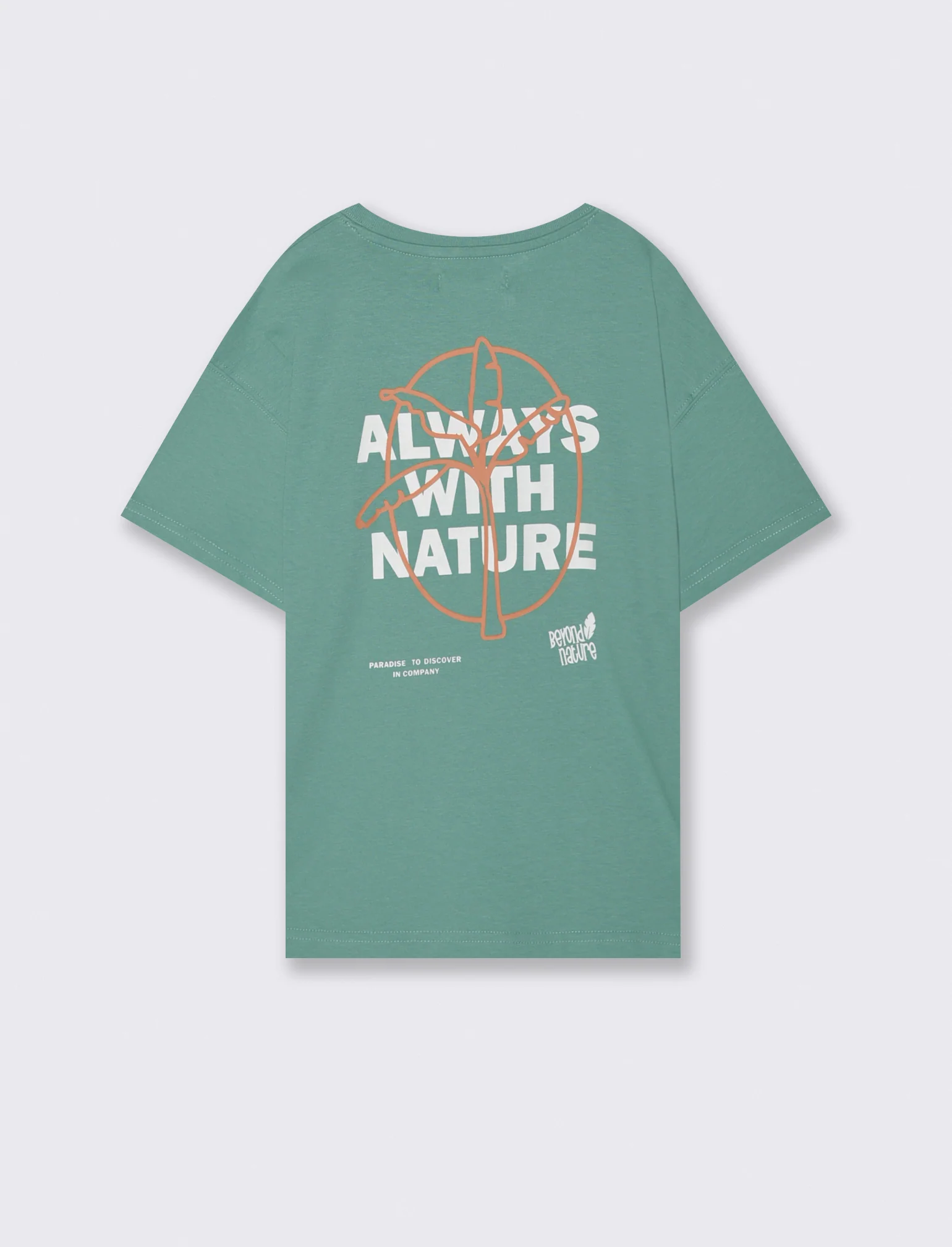 T-shirt a rilievo per ogni occasione - Verde acqua marina - Image 5