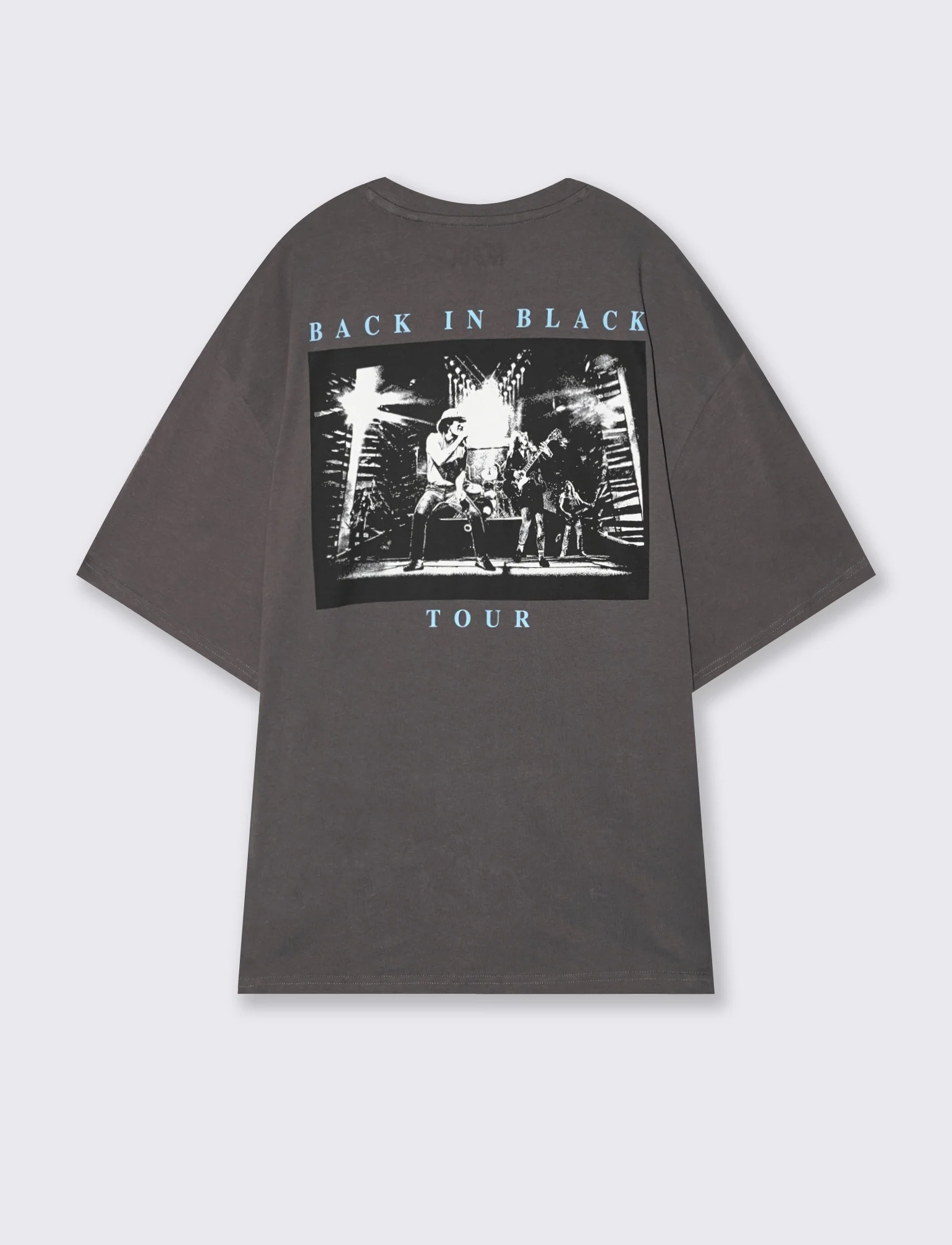 T-shirt AC DC girocollo maniche corte - Grigio piombo - Image 3