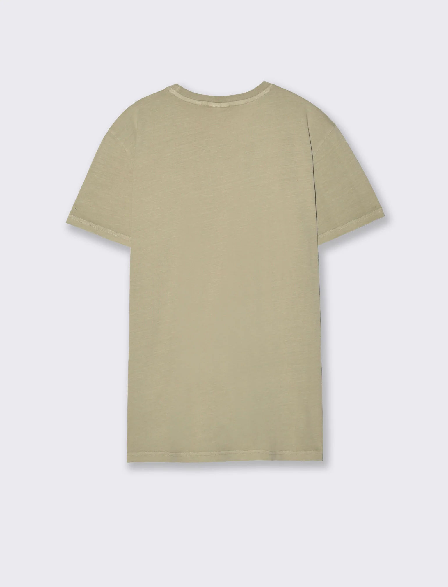 T-shirt Acid Wash in Cotone Jersey - Grigio stone - Image 2