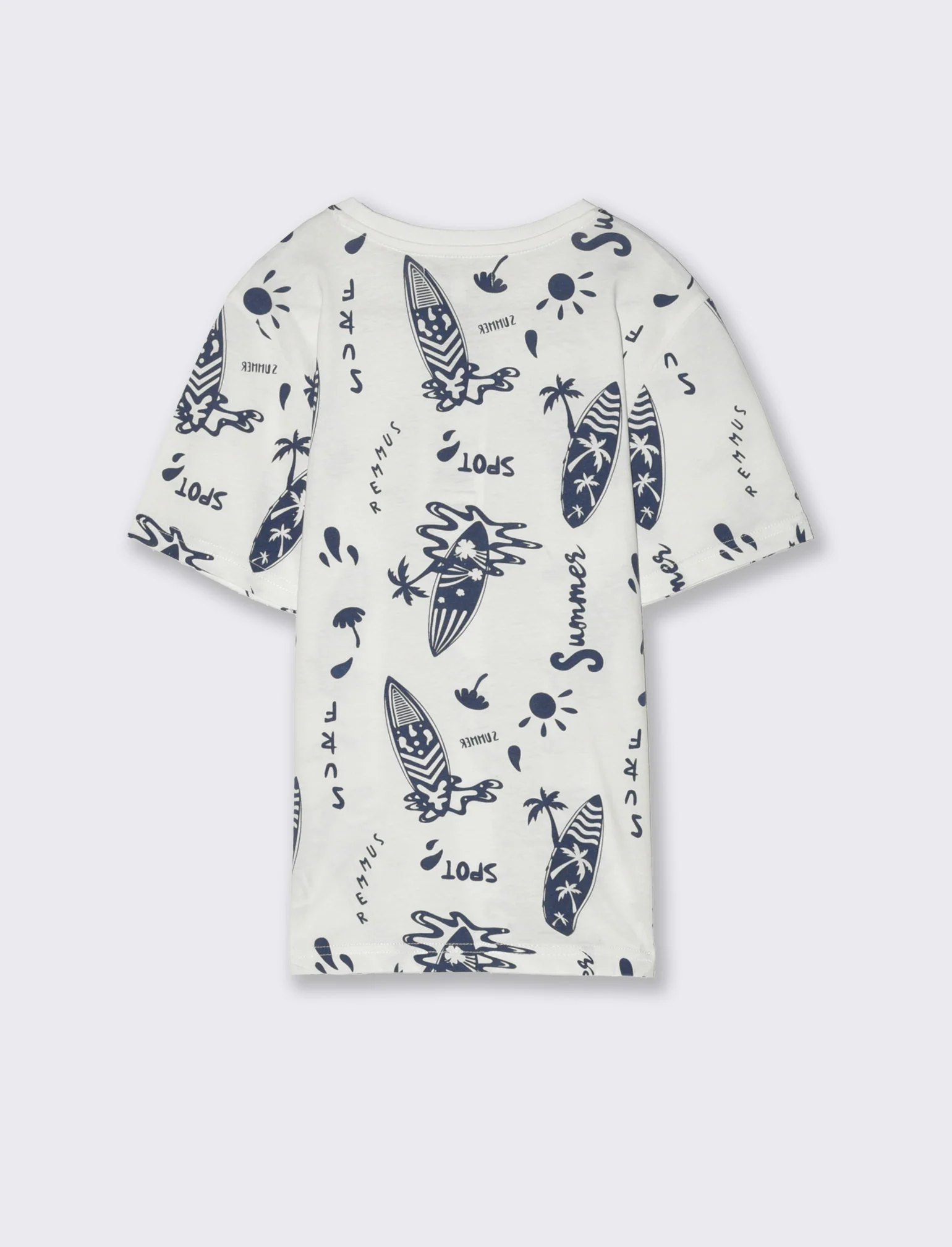 T-shirt all-over in jersey da bambino - Bianco - Image 2