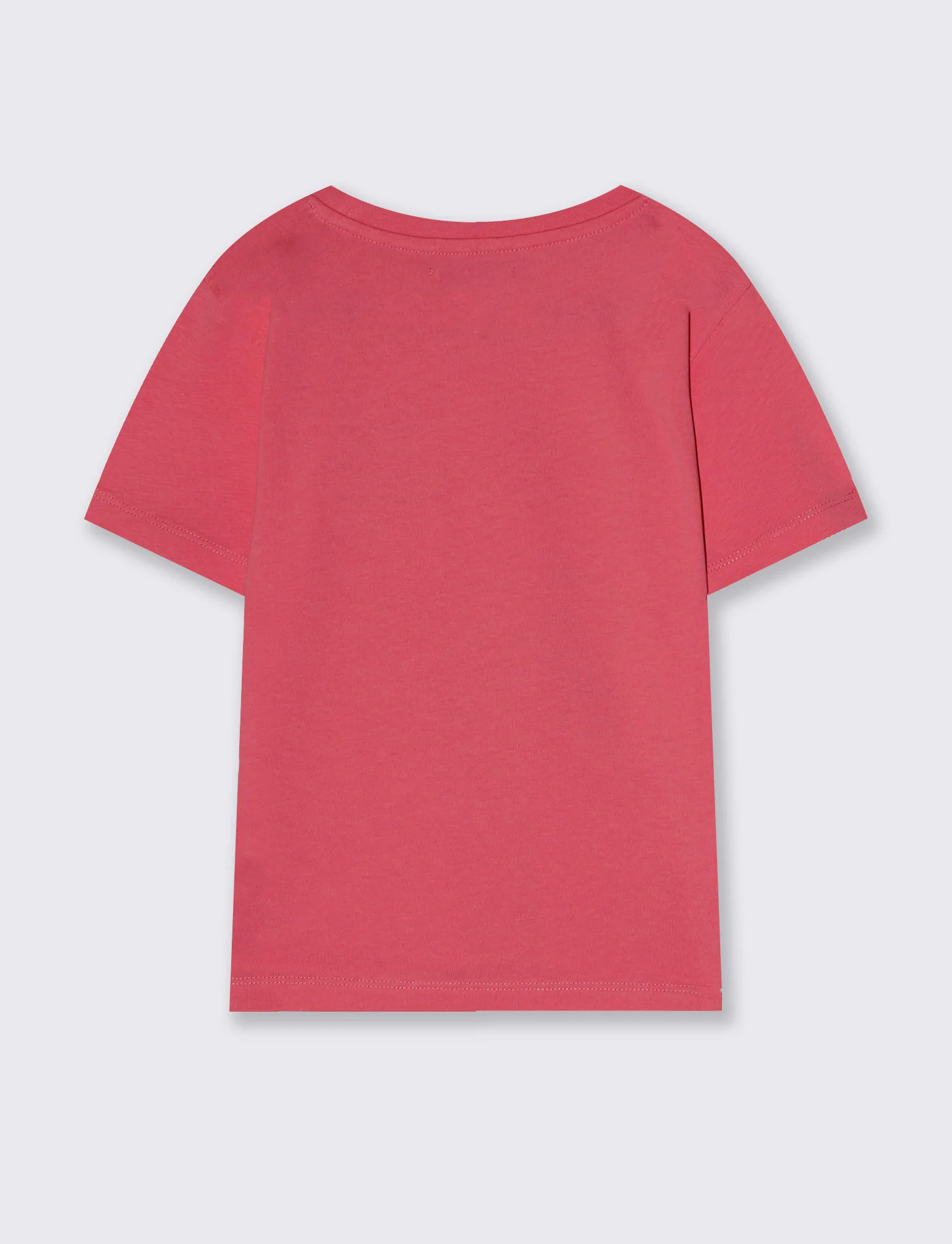 T-shirt bambina con stampa e spacchetti - Rosa big bubble - Image 2