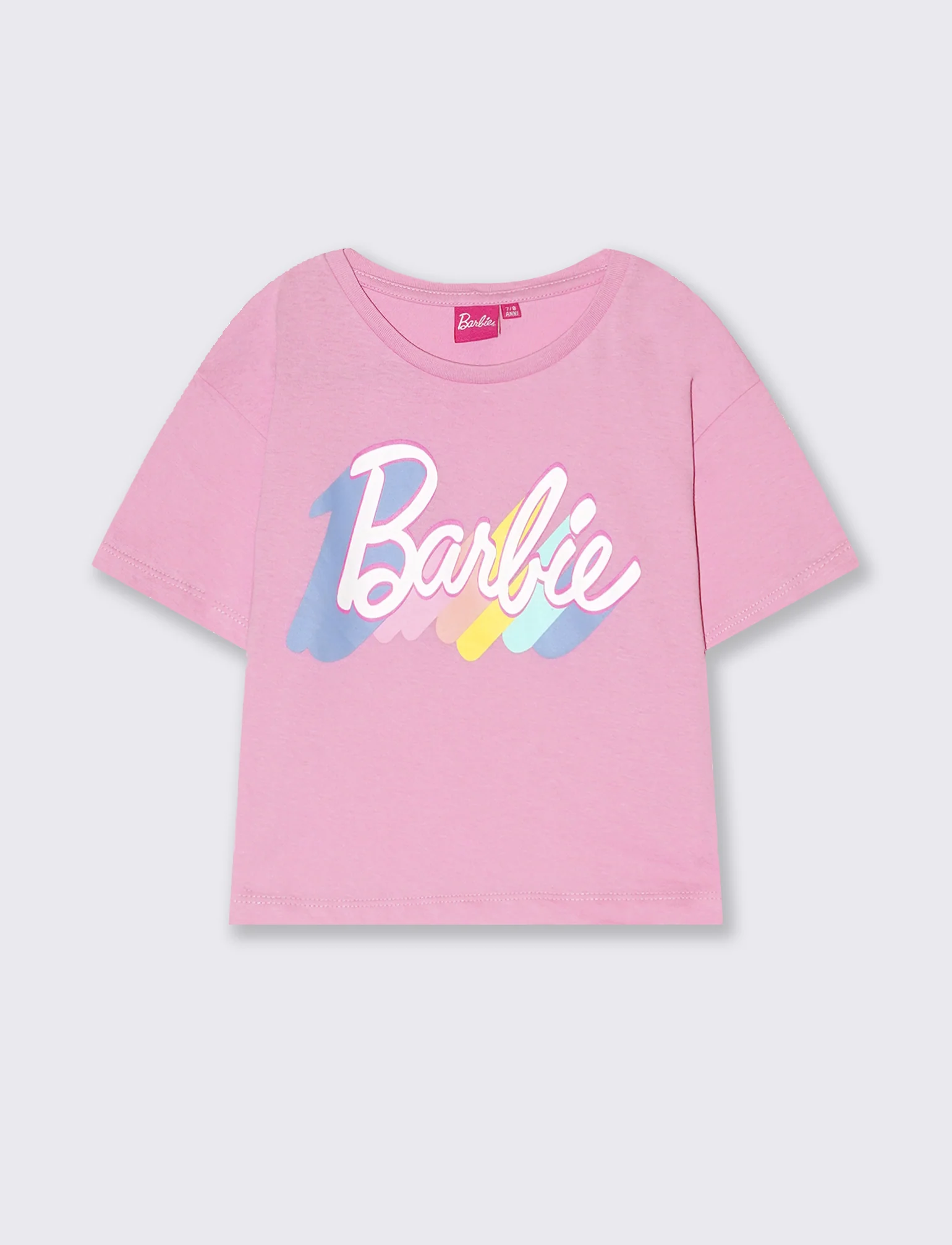 T-shirt Barbie con stampa colorata da bambina - Rosa - Image 2