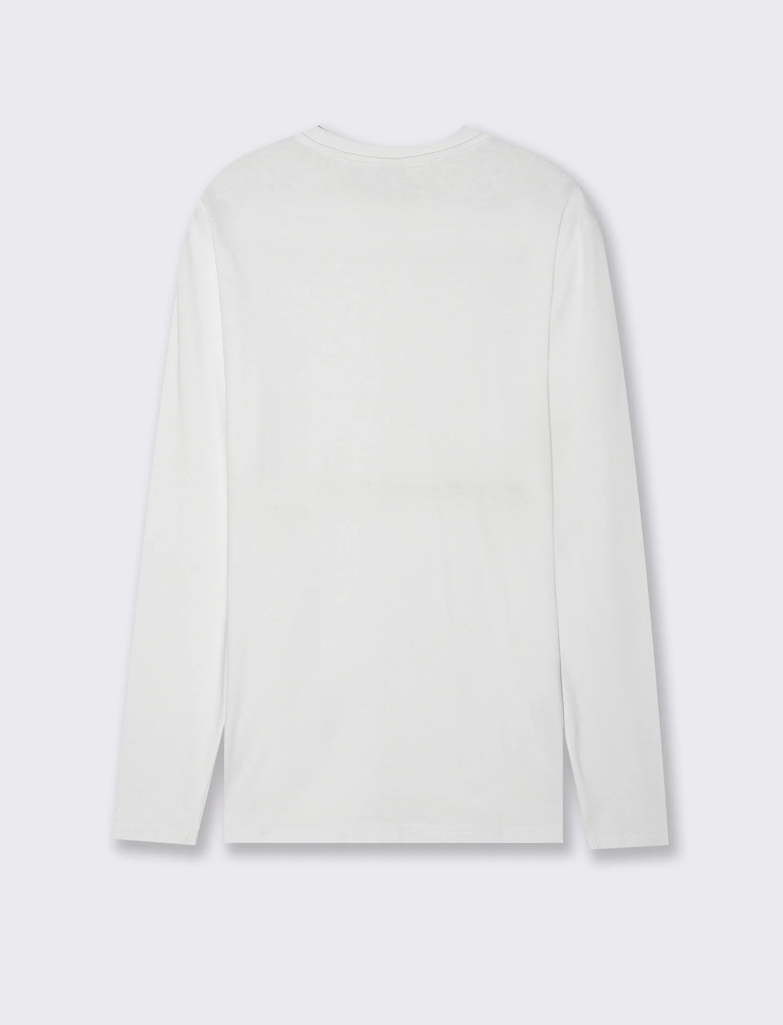 T-SHIRT BASIC A COSTE SLIM FIT - Bianco - Image 3