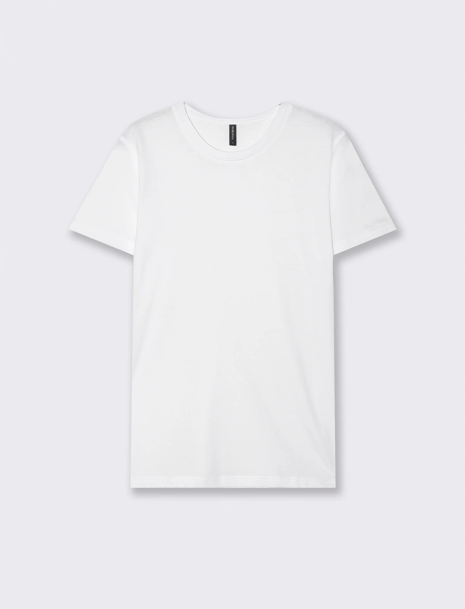 T-Shirt Basic in Cotone - Bianco