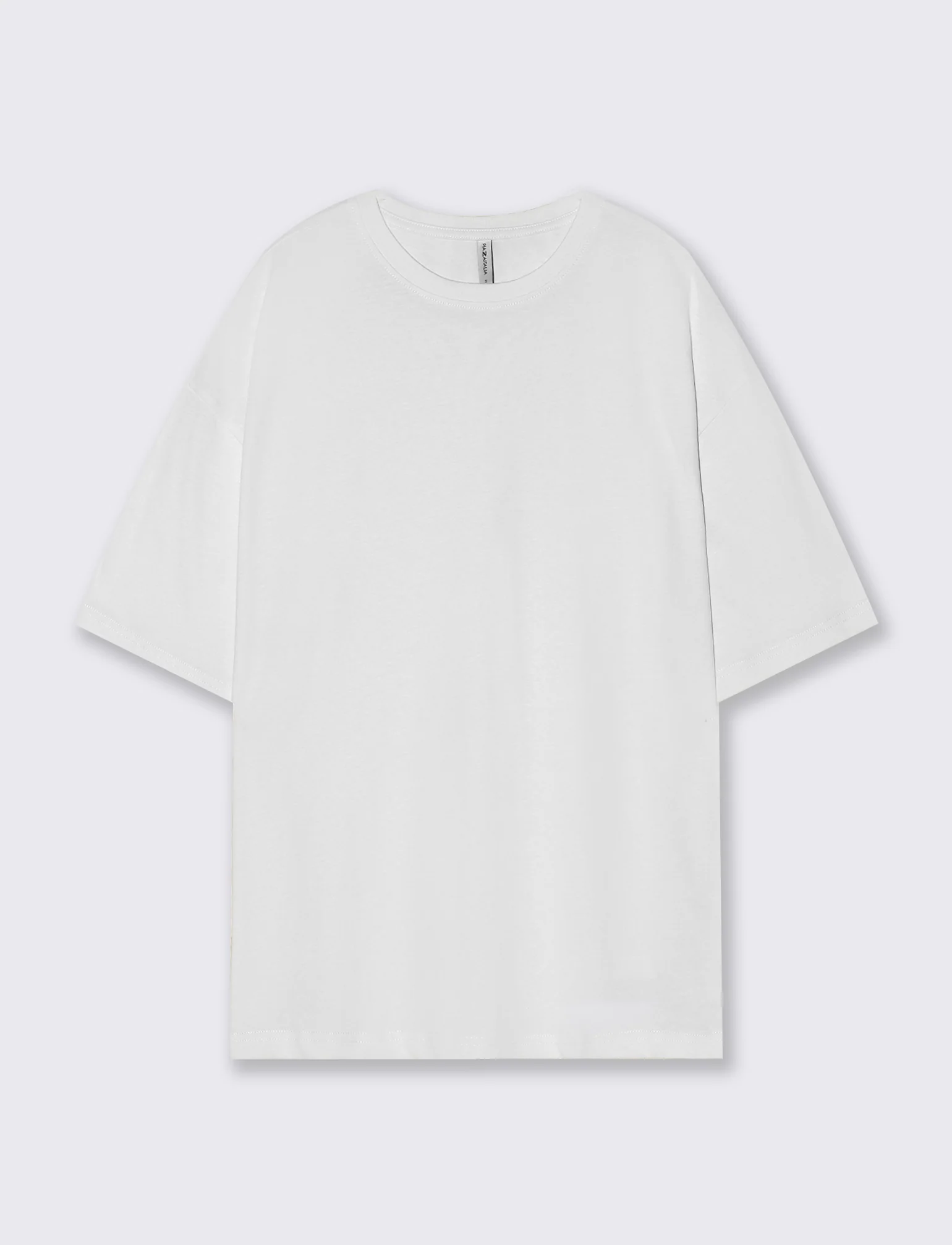 T-Shirt Basic in Cotone Manica Corta - Bianco