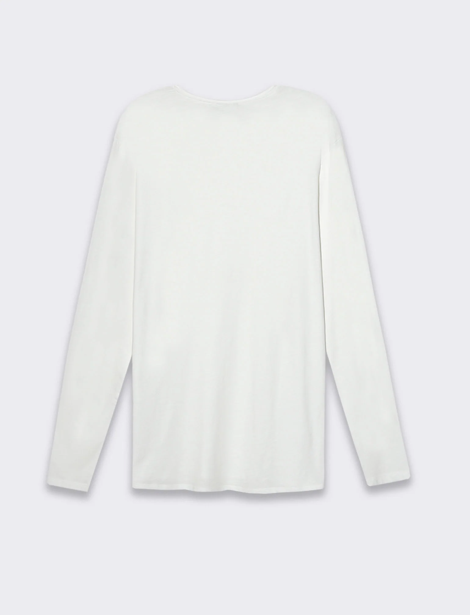 T-shirt basic in cotone slub da uomo - Bianco - Image 2