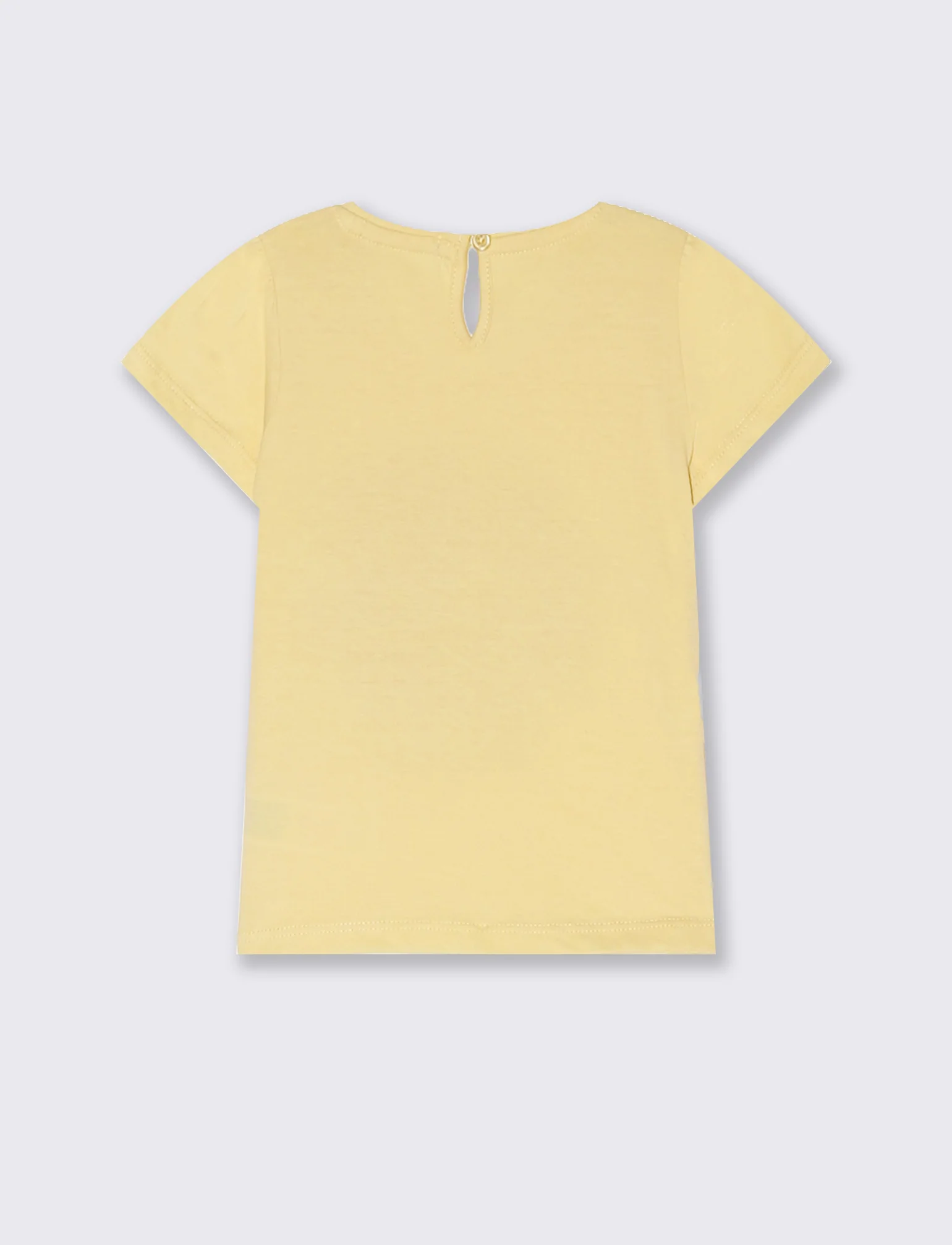 T-shirt basic manica corta da neonata - Giallo - Image 2