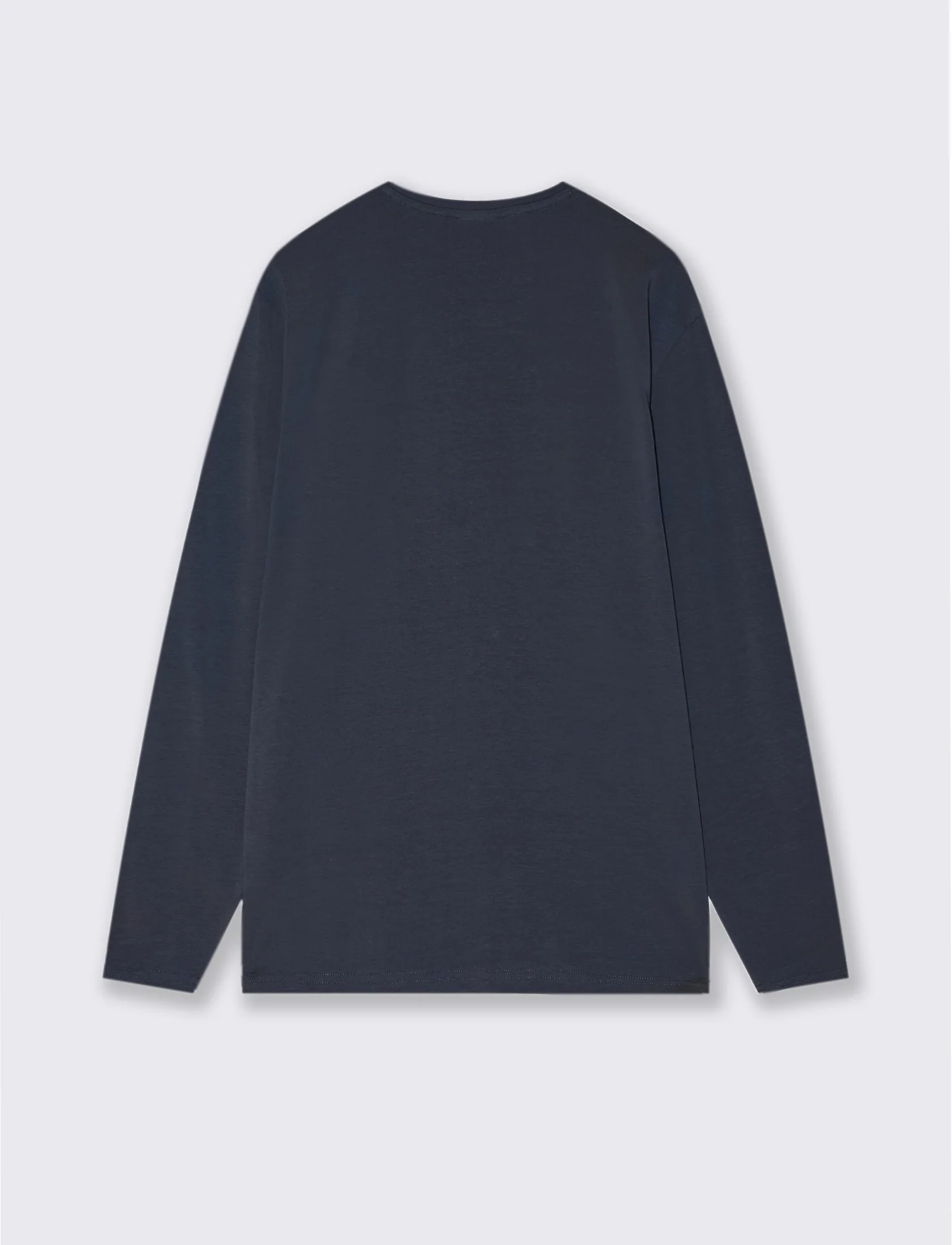 T-SHIRT BASIC SLIM FIT - Blu - Image 2