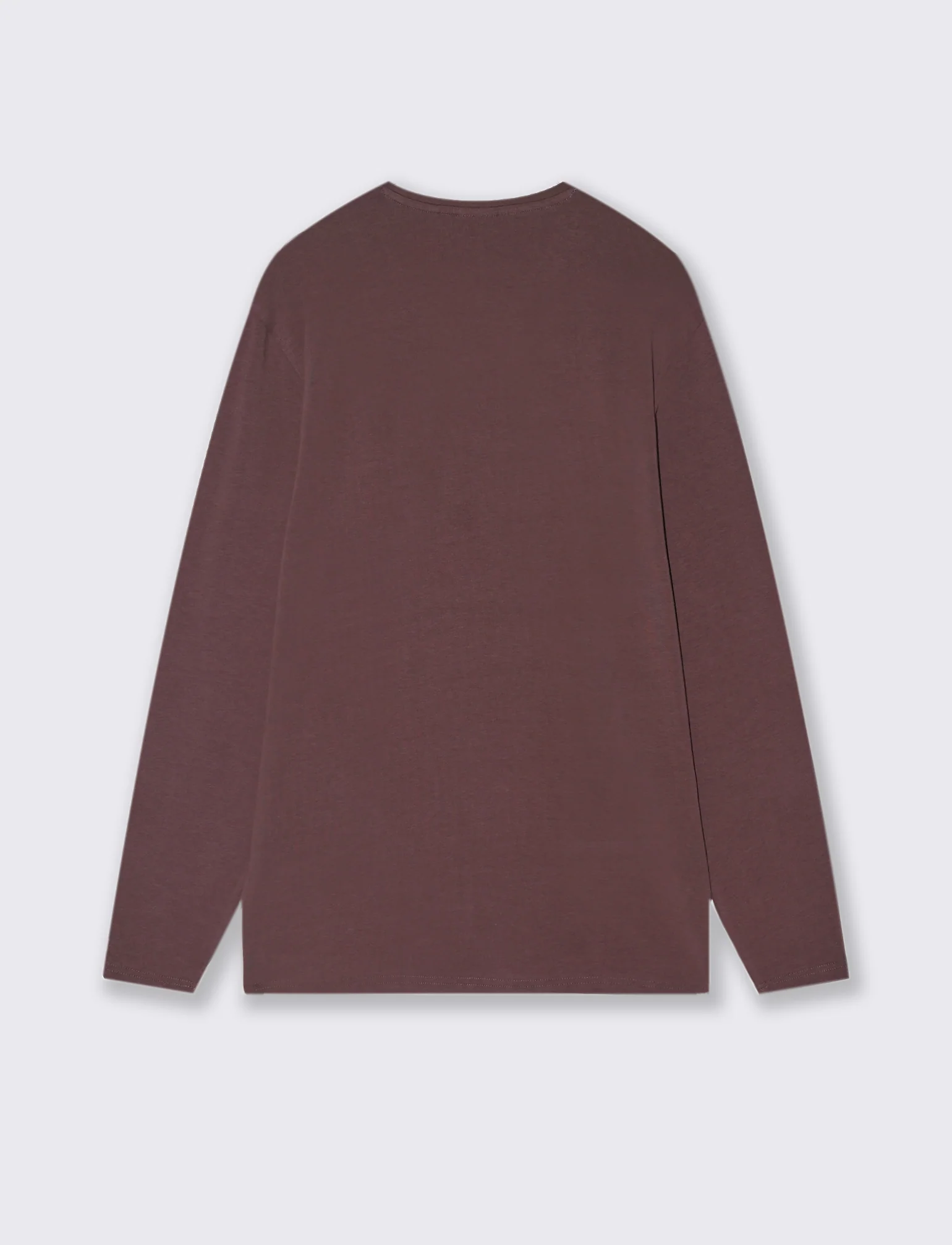 T-SHIRT BASIC SLIM FIT - Bordeaux - Image 2