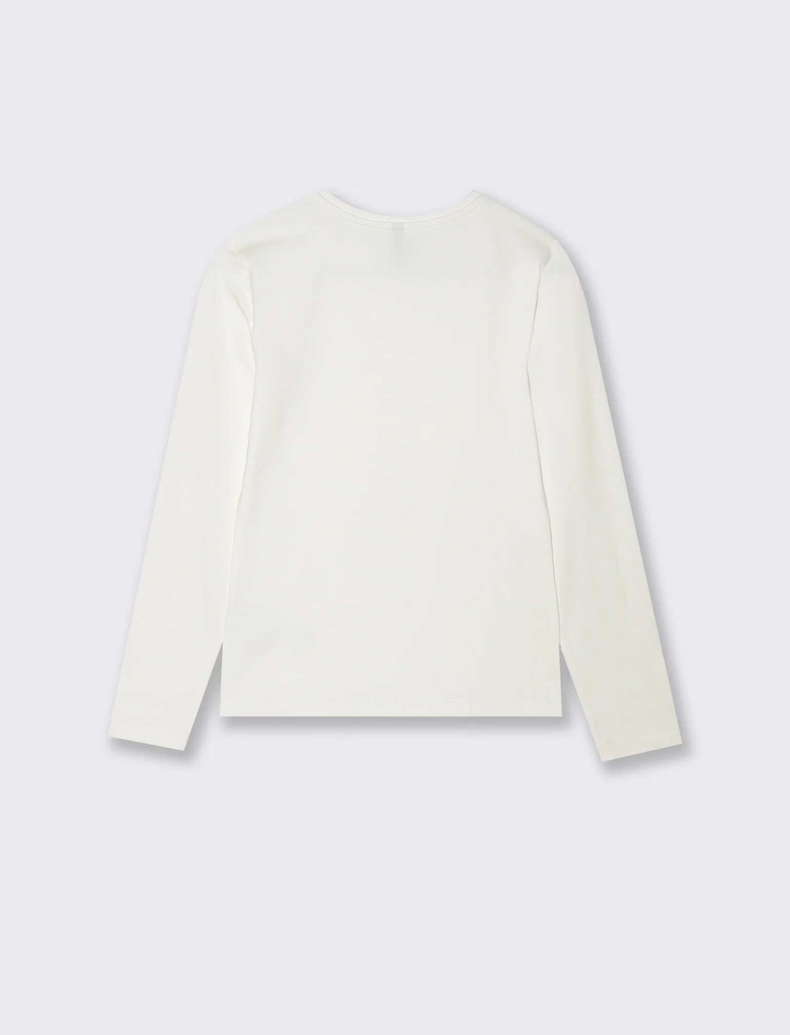 T-SHIRT BASICA - Bianco latte - Image 2