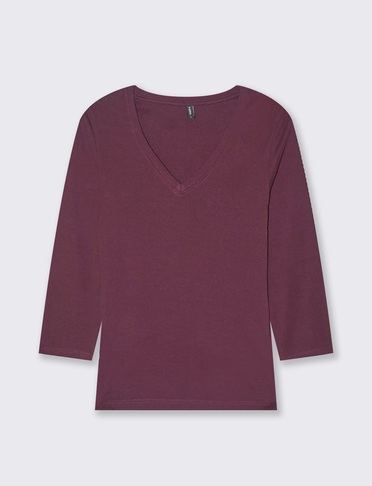 T-SHIRT BASICA - Bordeaux - Image 2