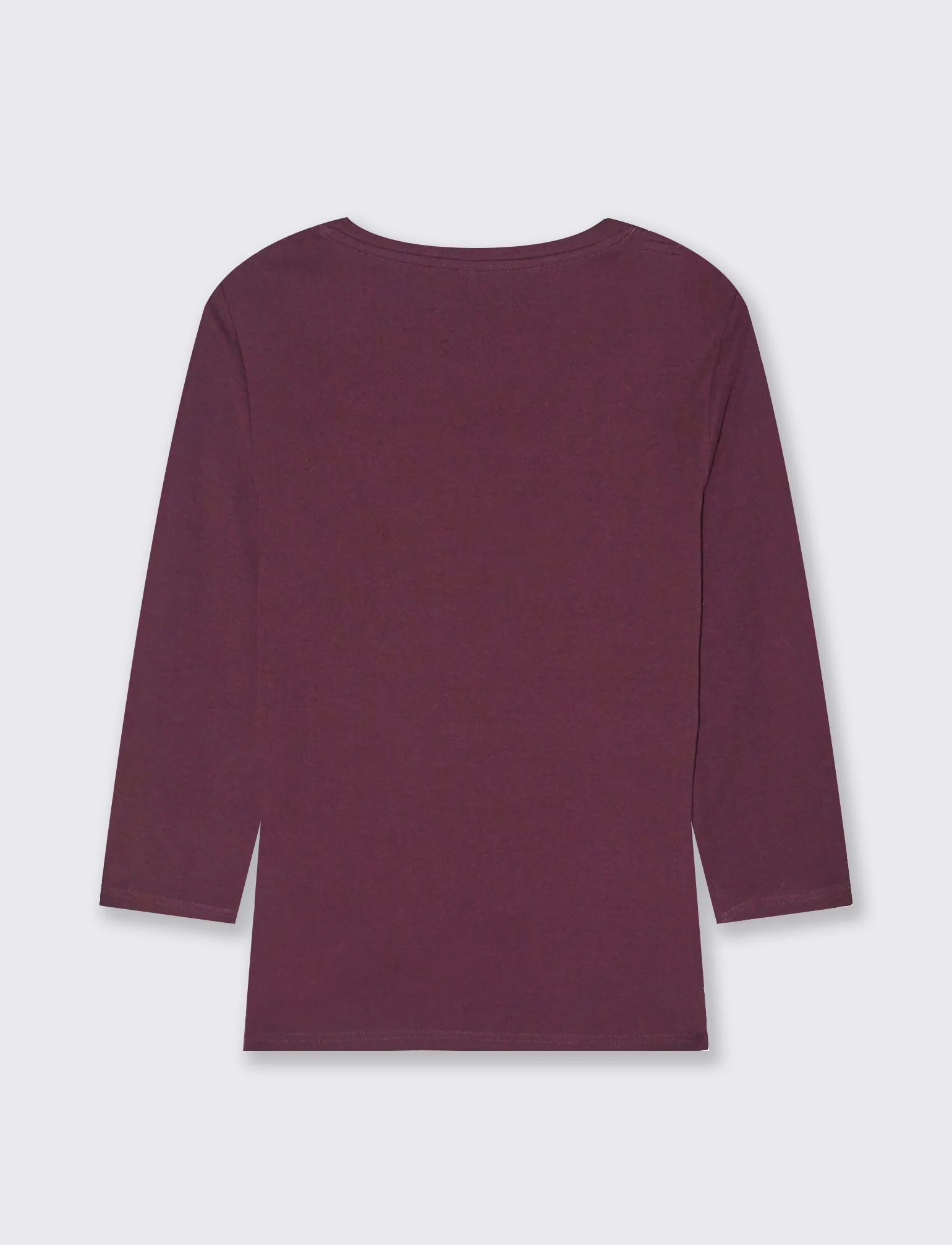 T-SHIRT BASICA - Bordeaux - Image 3