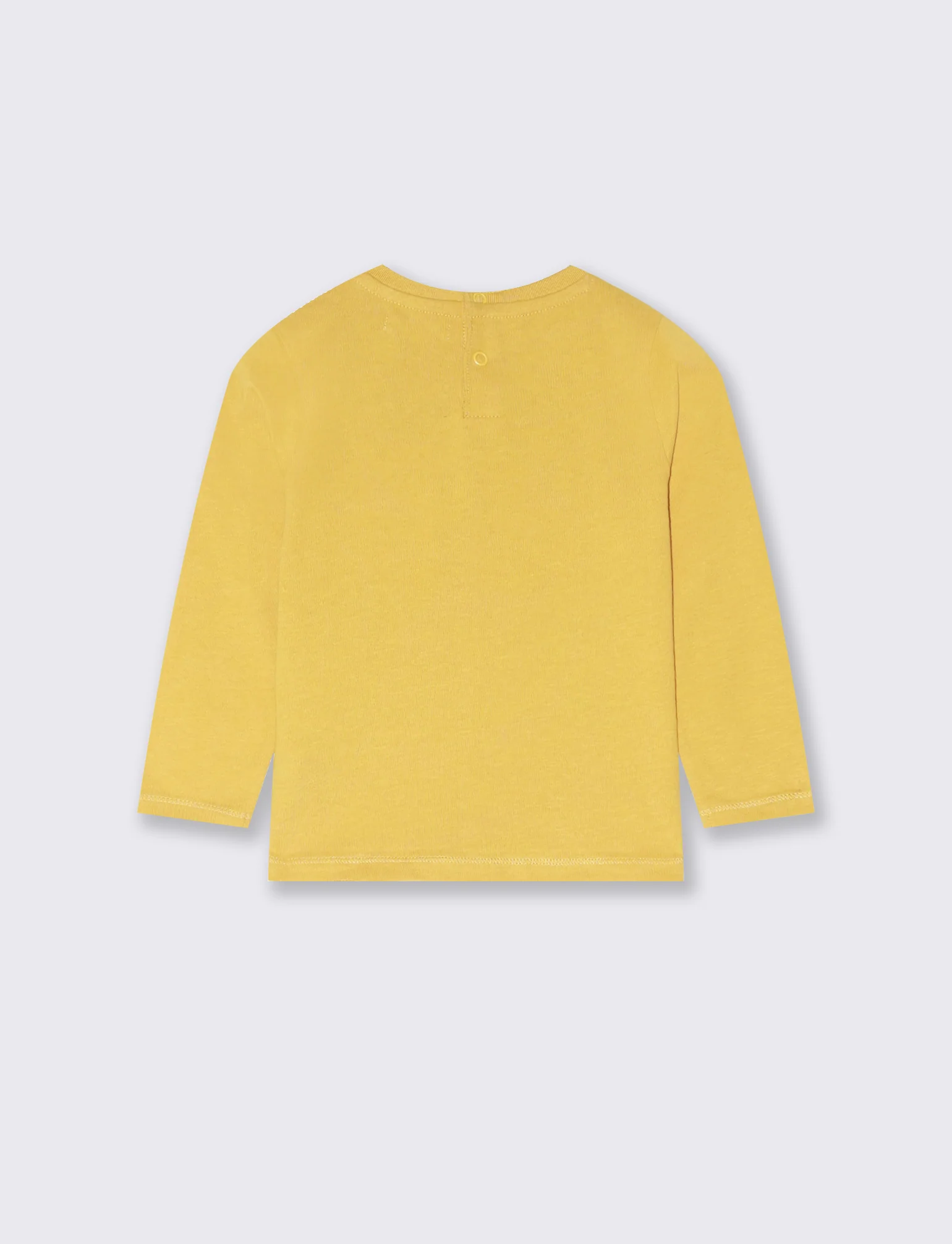 T shirt basica con stampa - Ocra - Image 2
