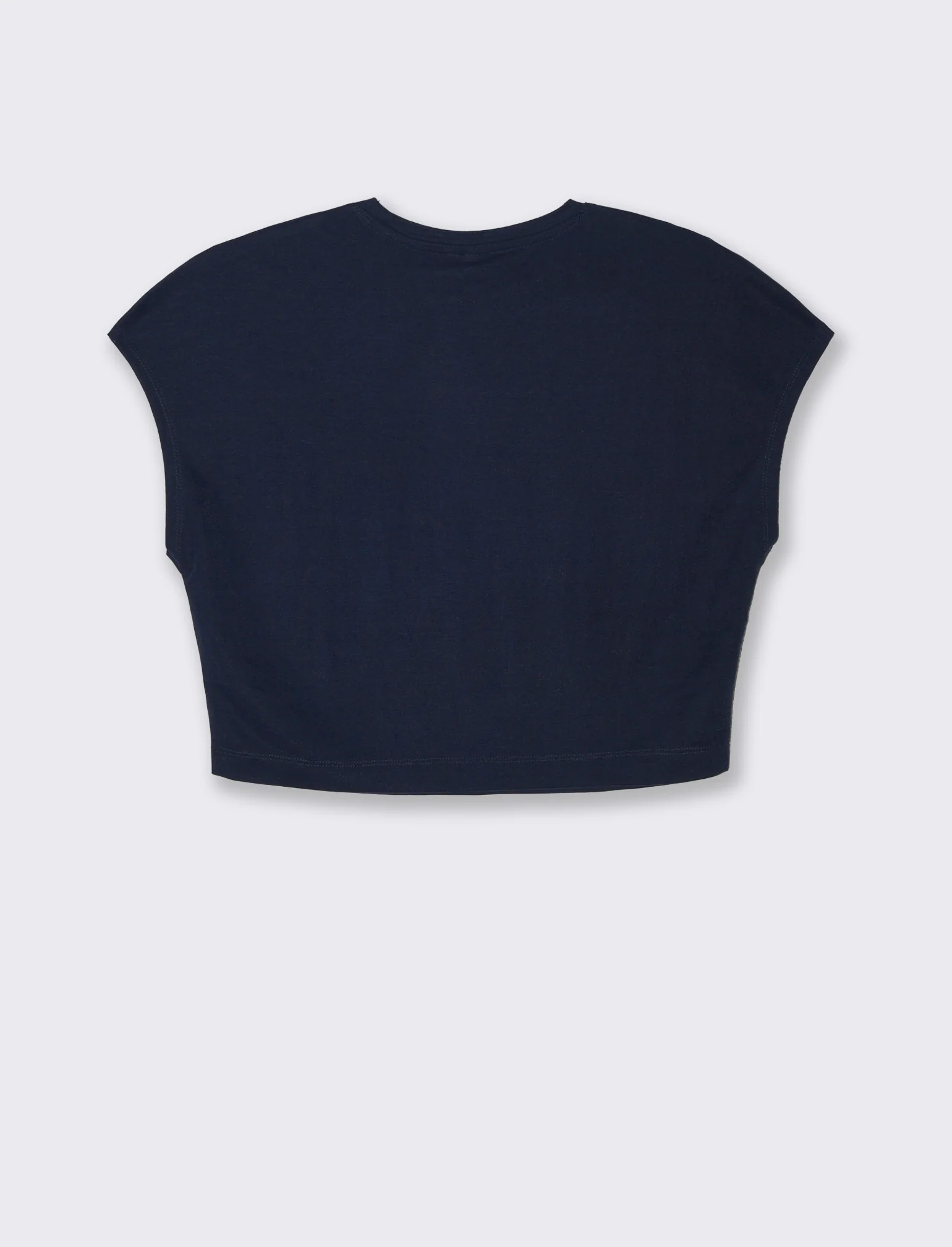 T-shirt basica da donna - Blu - Image 2