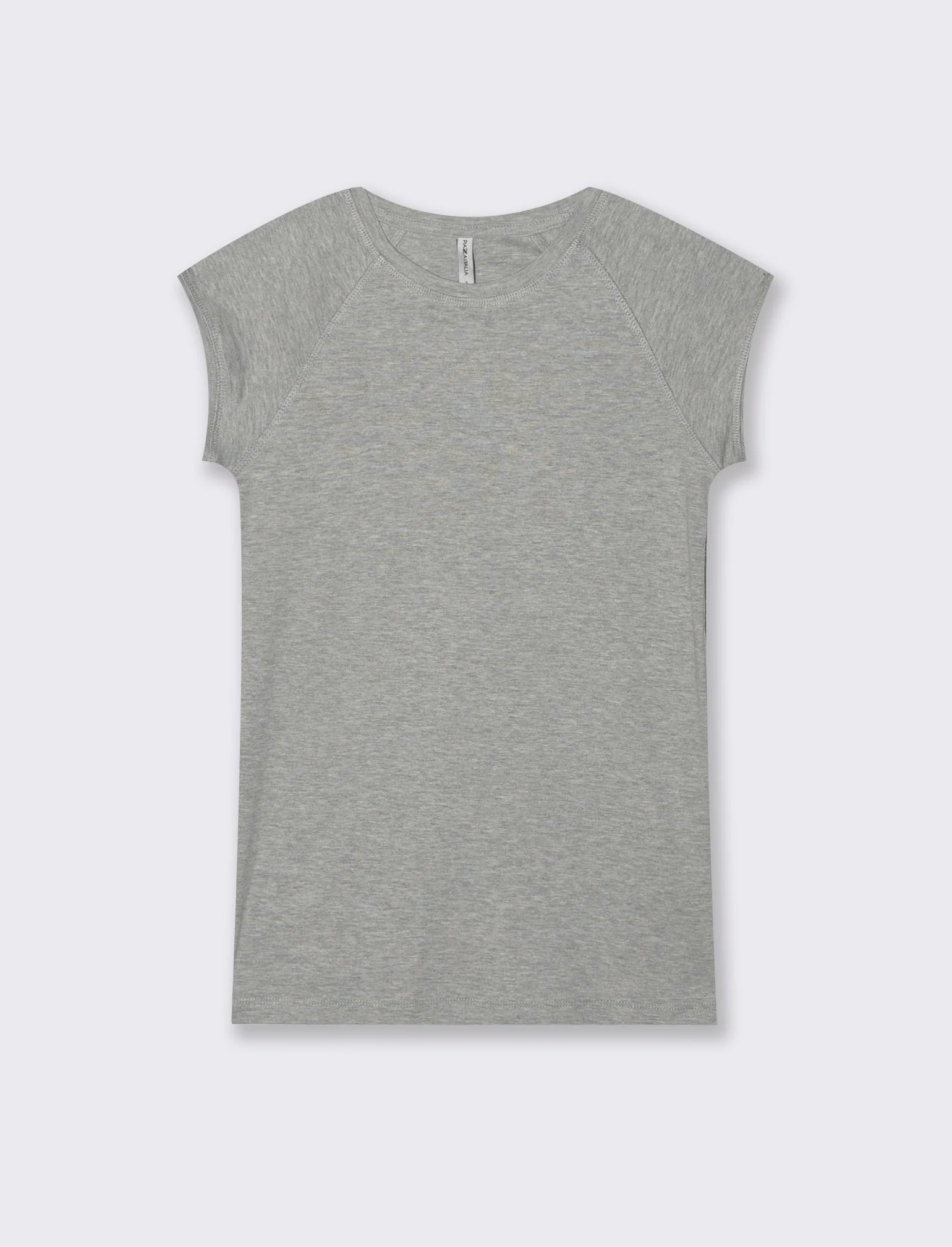 T-shirt basica da donna - Grigio mel.