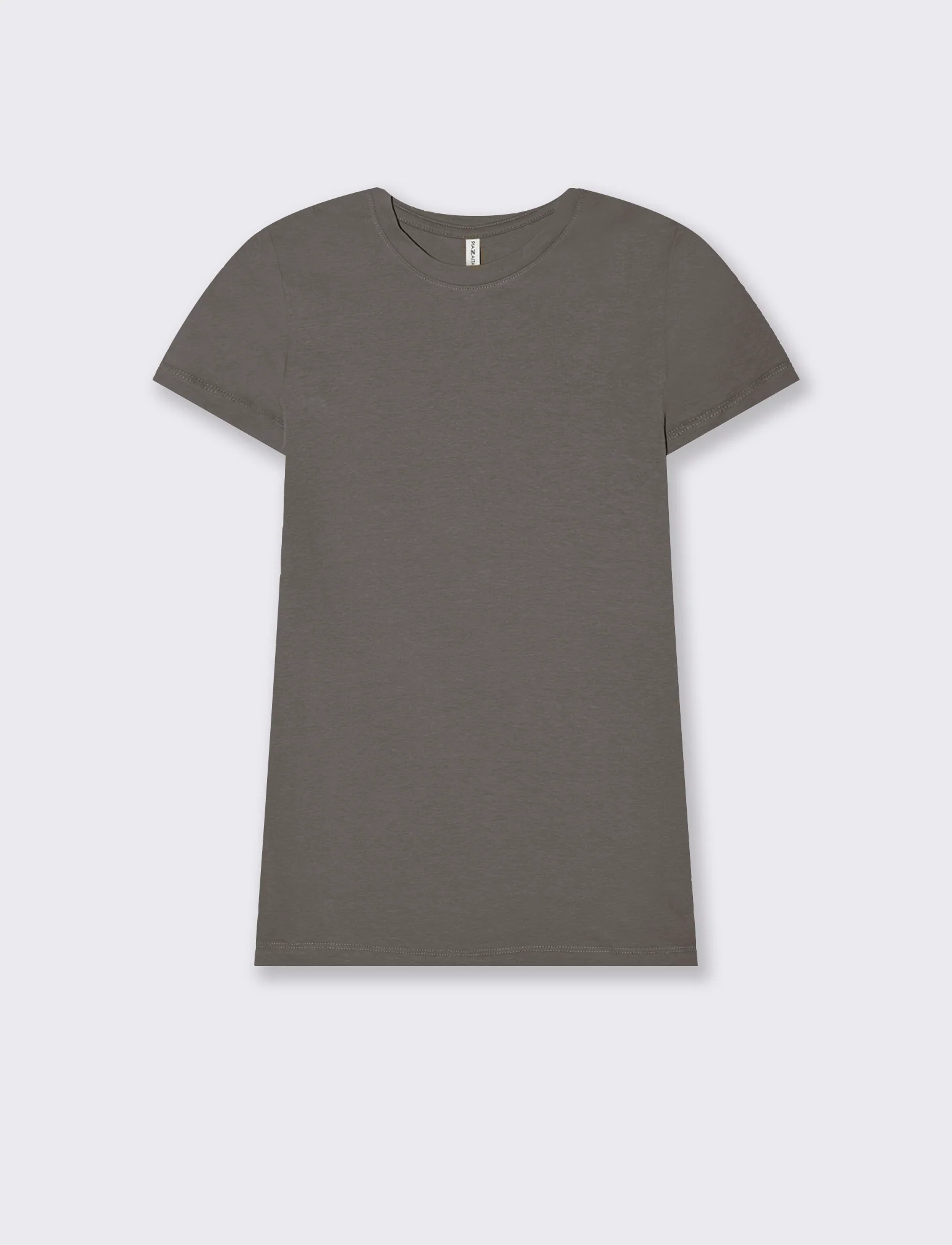 T-shirt basica da donna - Grigio piombo