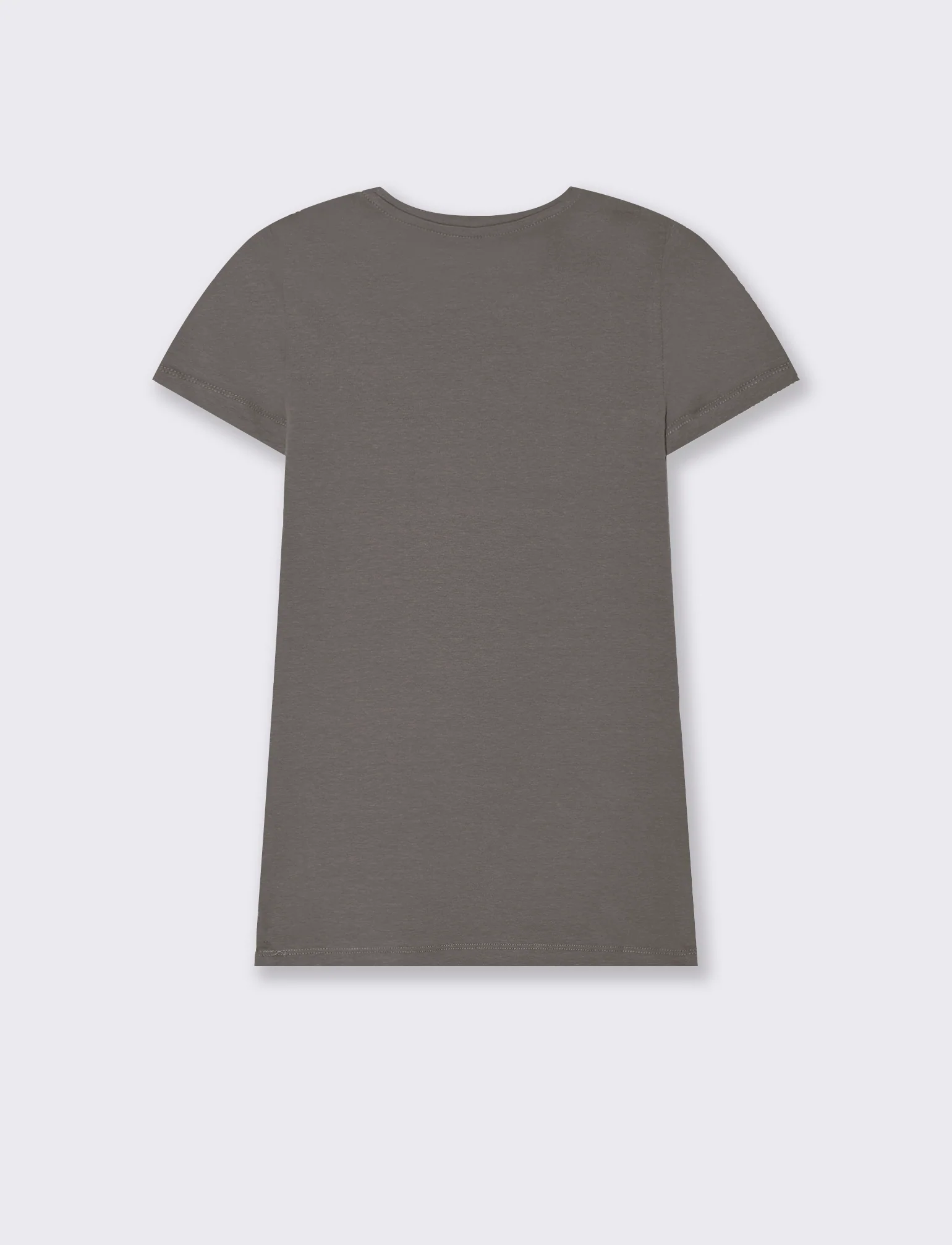 T-shirt basica da donna - Grigio piombo - Image 2
