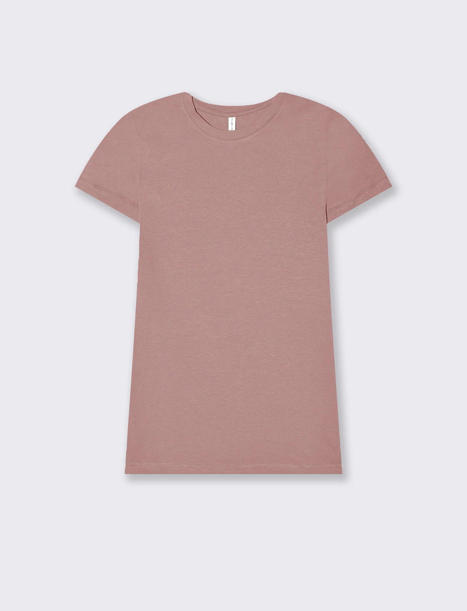 T-shirt basica da donna - Rosa antico