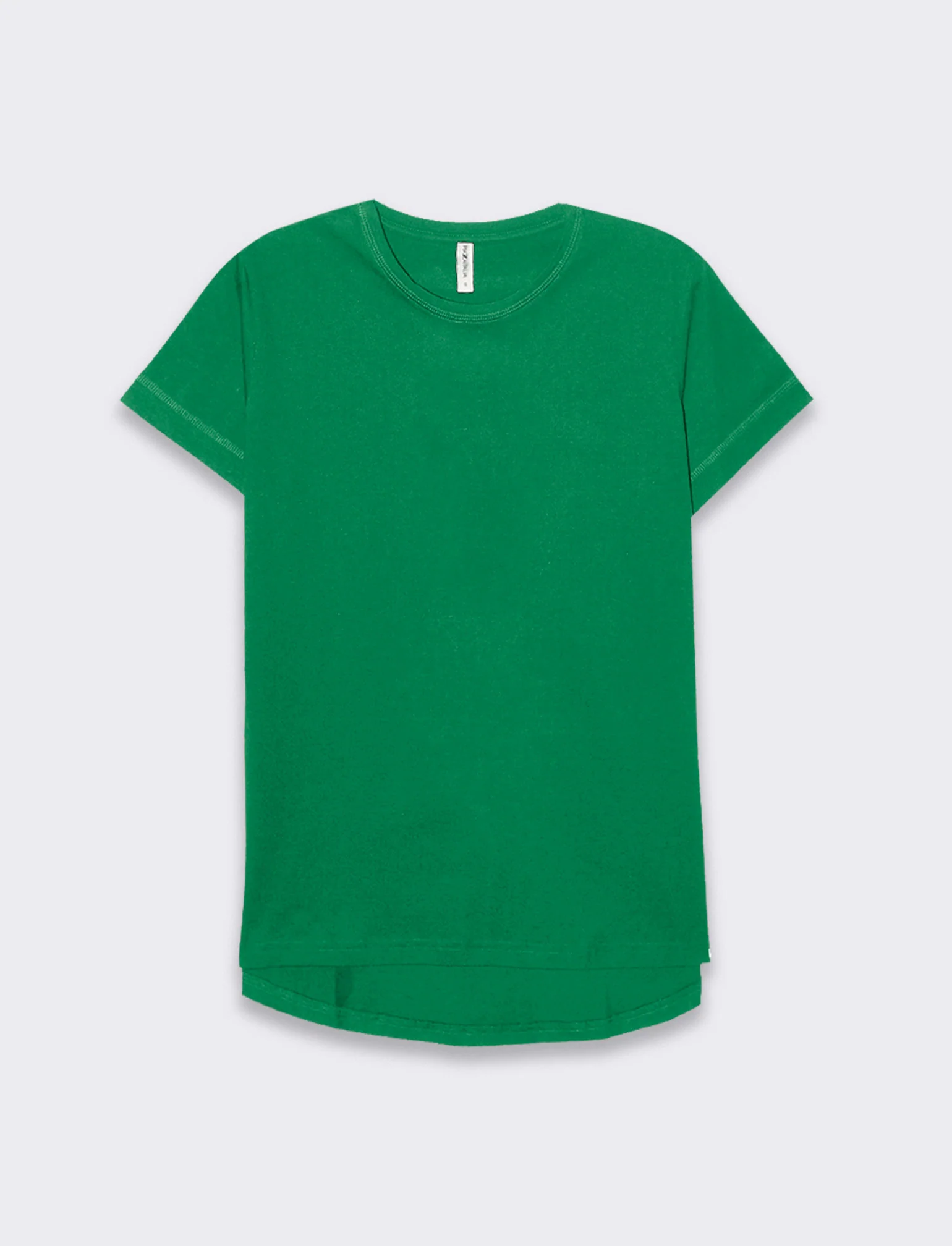 T-shirt basica da donna - Verde prato - Image 4