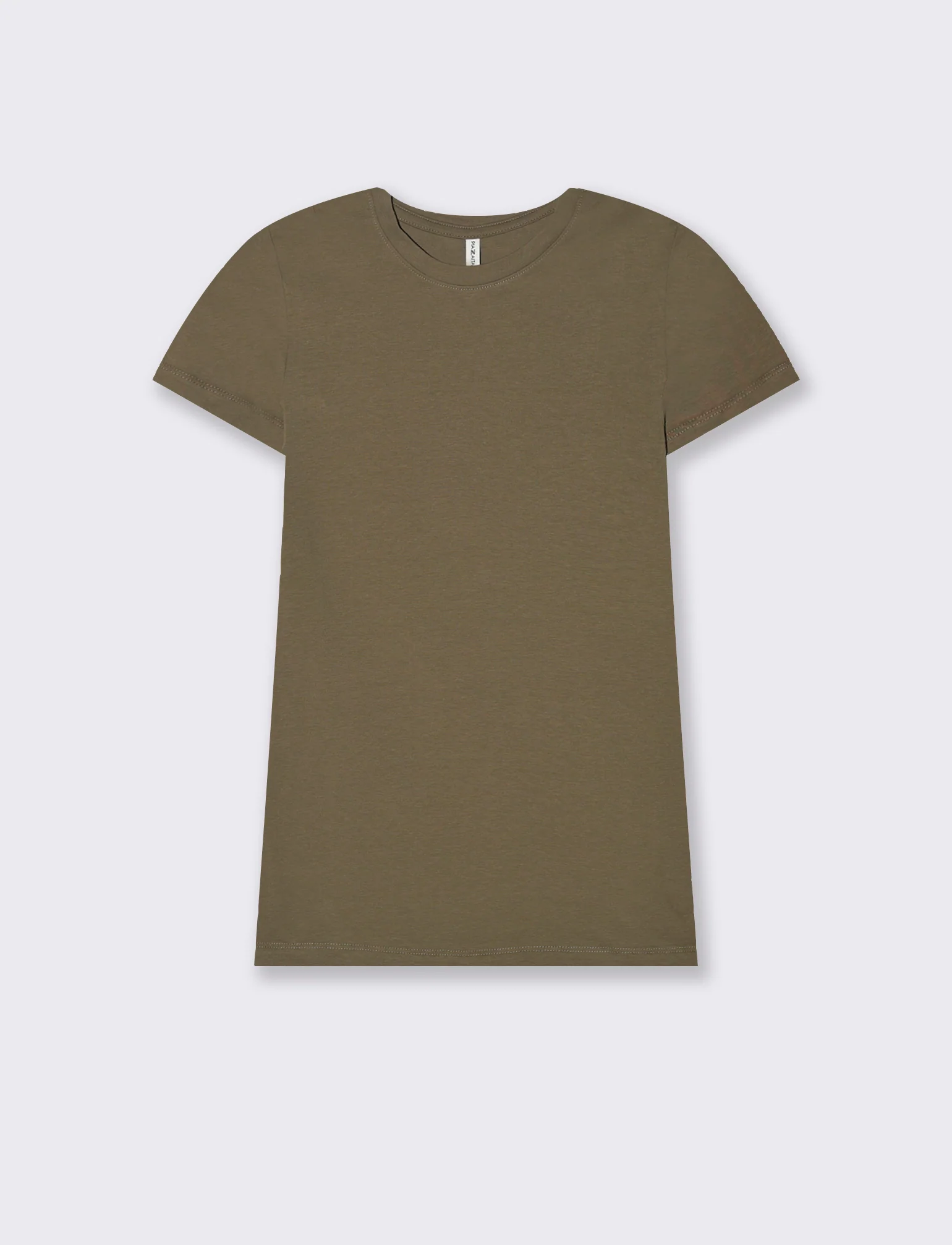 T-shirt basica da donna - Verde salvia