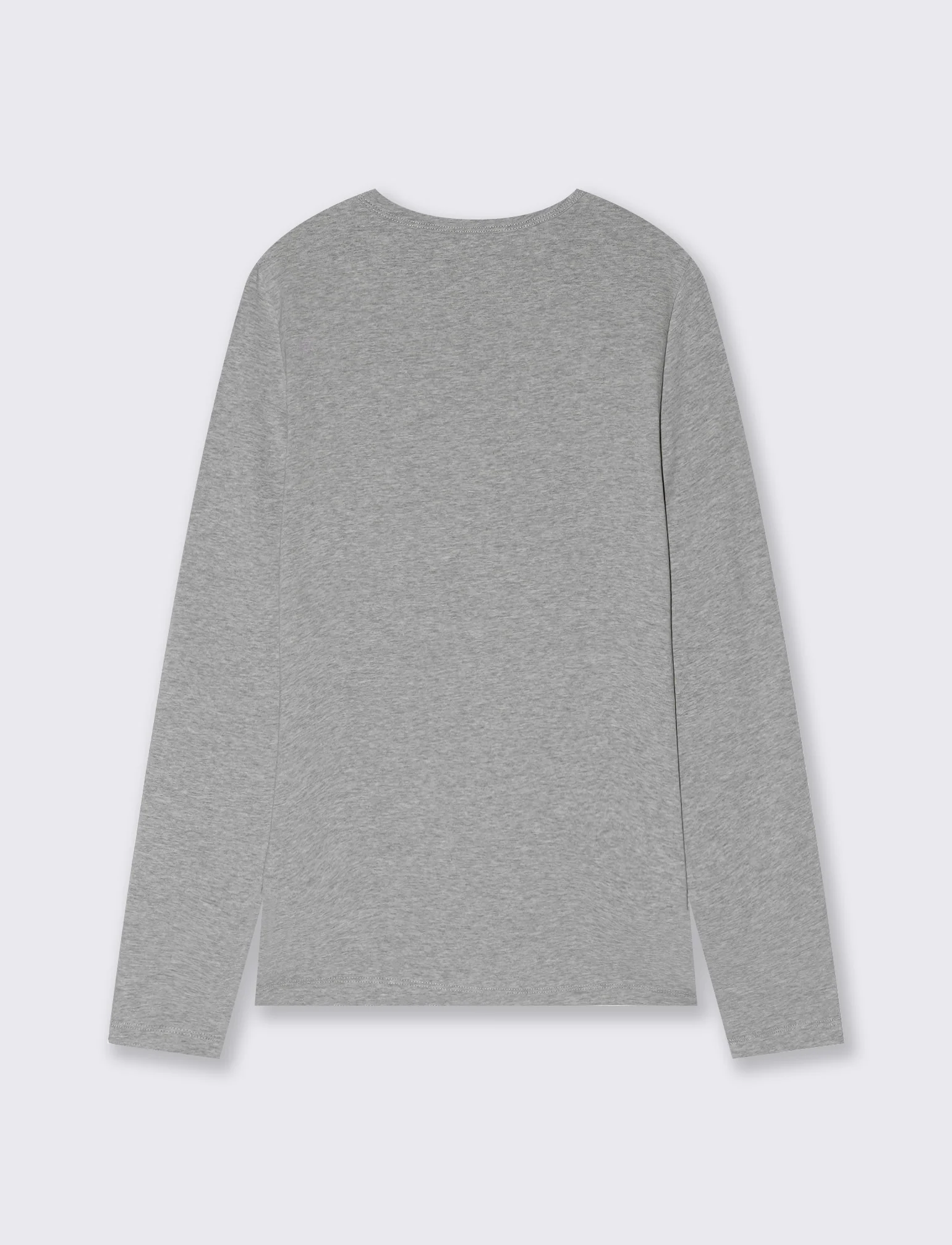 T-SHIRT BASICA - Grigio chiaro mel. - Image 2