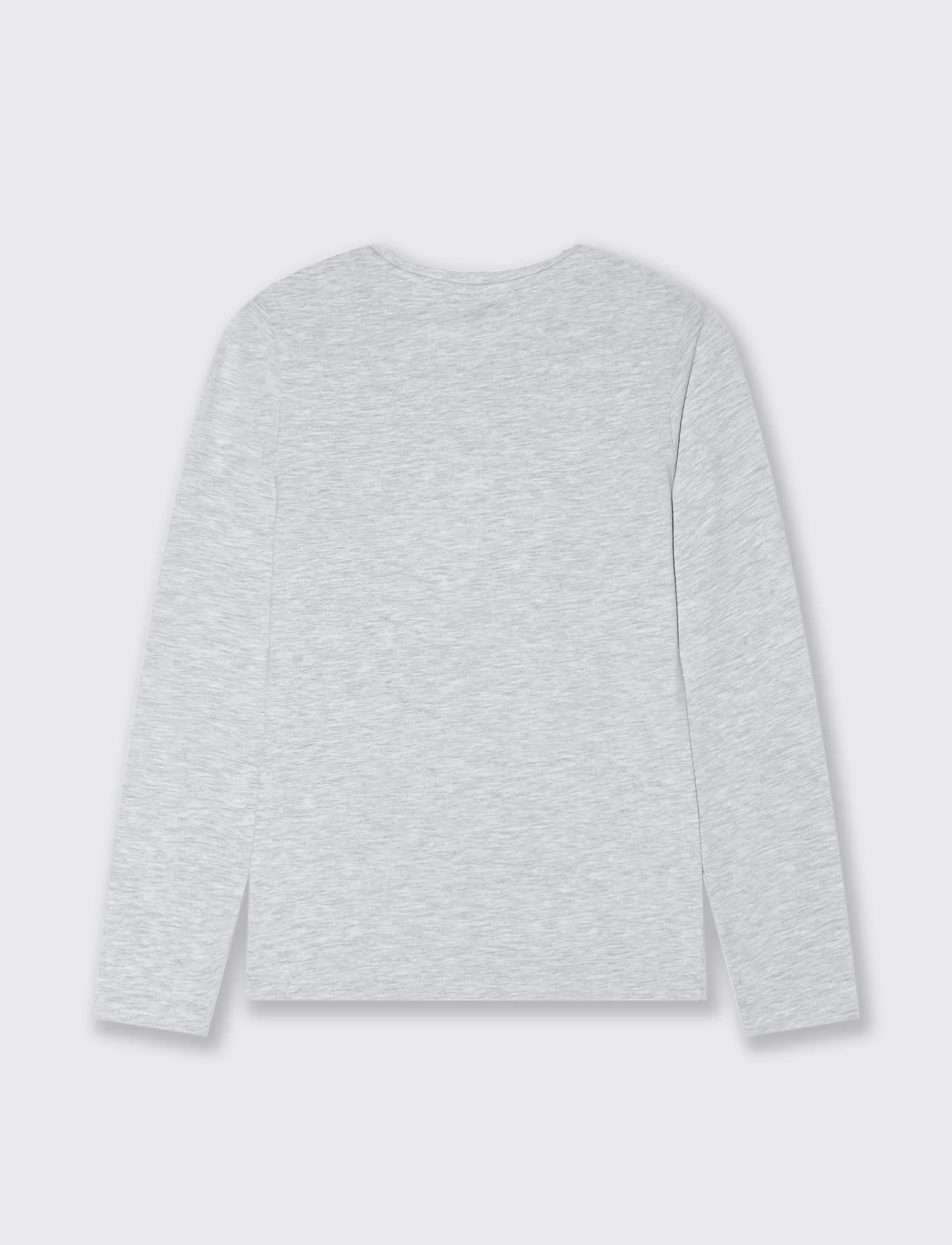 T-SHIRT BASICA - Grigio chiaro mel. - Image 2